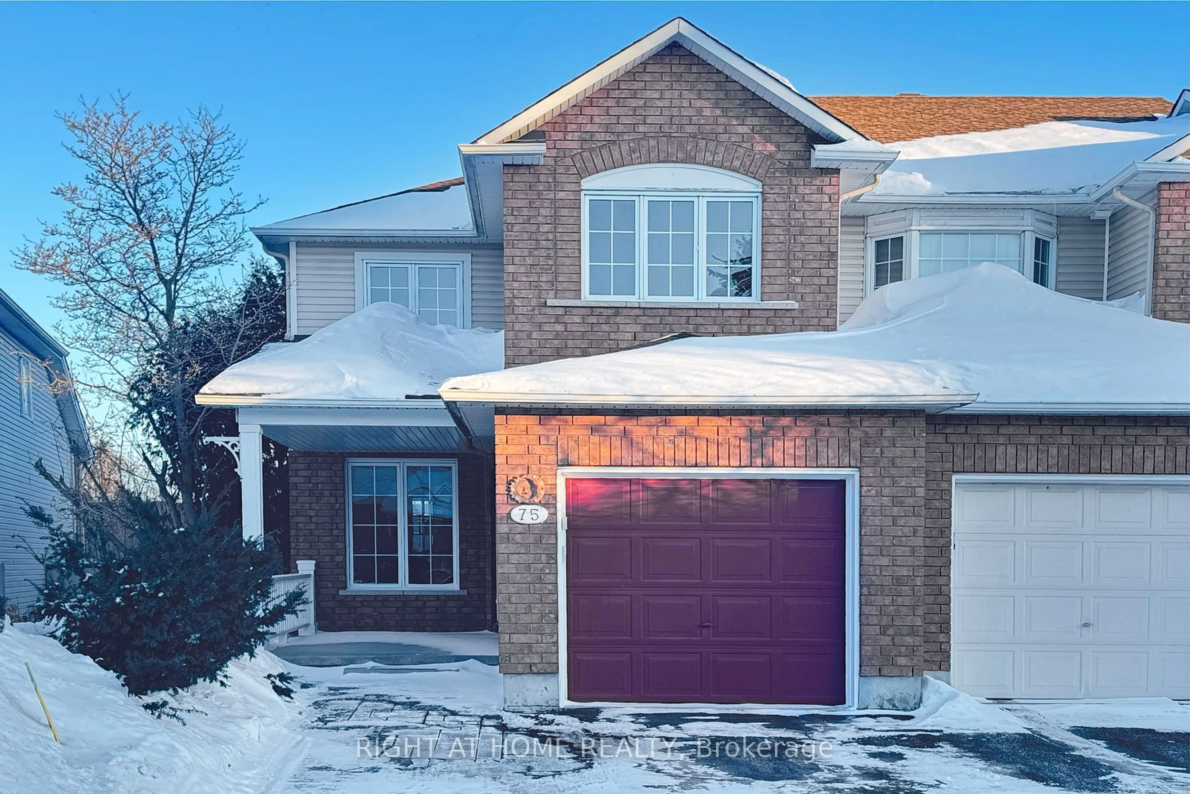 Home with brick exterior material, street for 75 BISHOPS MILLS Way, Kanata Ontario K2K 3C1