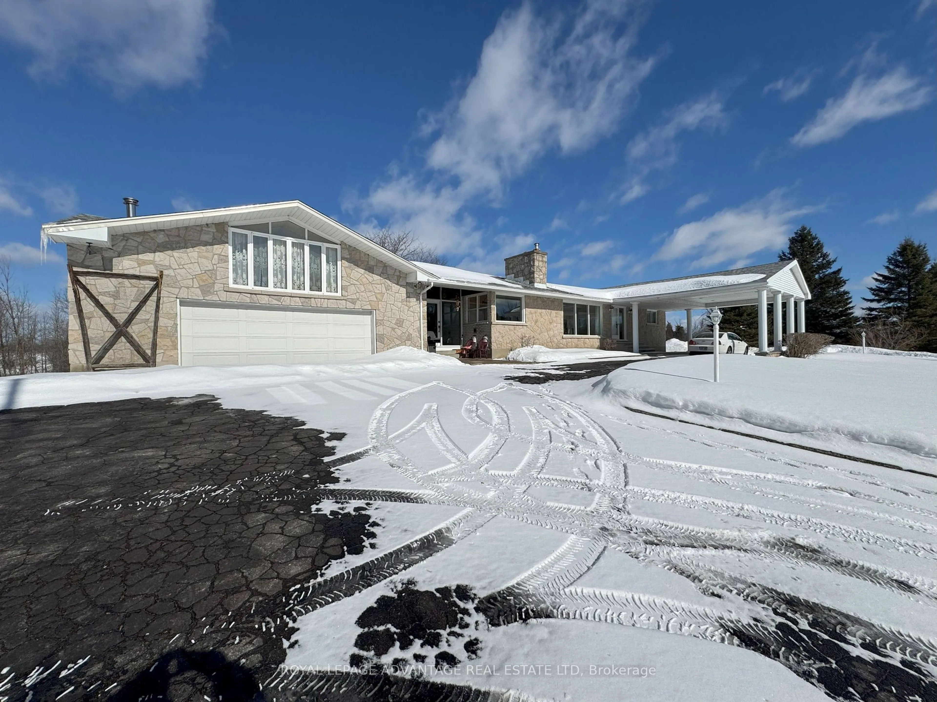 A pic from outside/outdoor area/front of a property/back of a property/a pic from drone, street for 650 Christie Lake Rd, Perth Ontario K7H 3C6