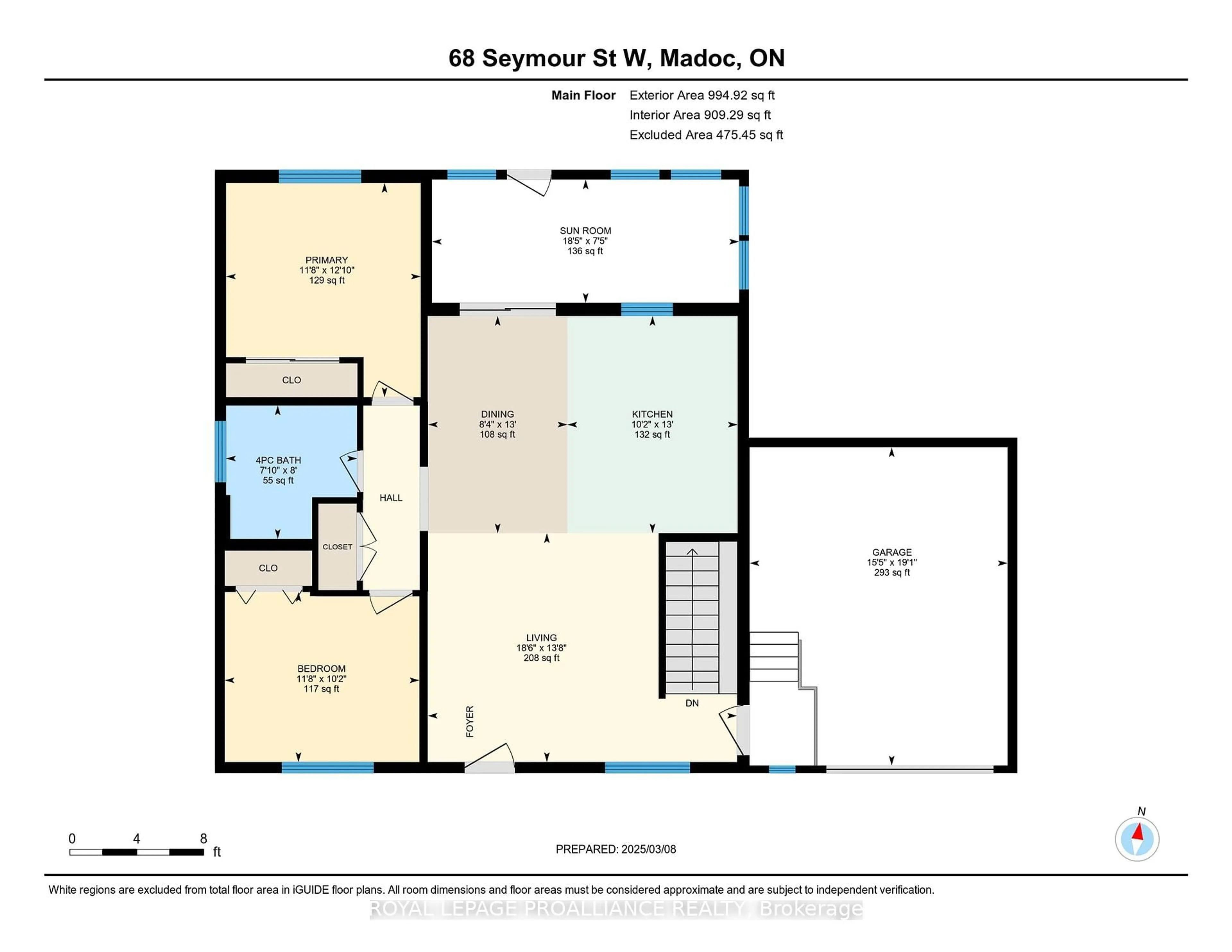 Floor plan for 68 Seymour St, Madoc Ontario K0K 2K0