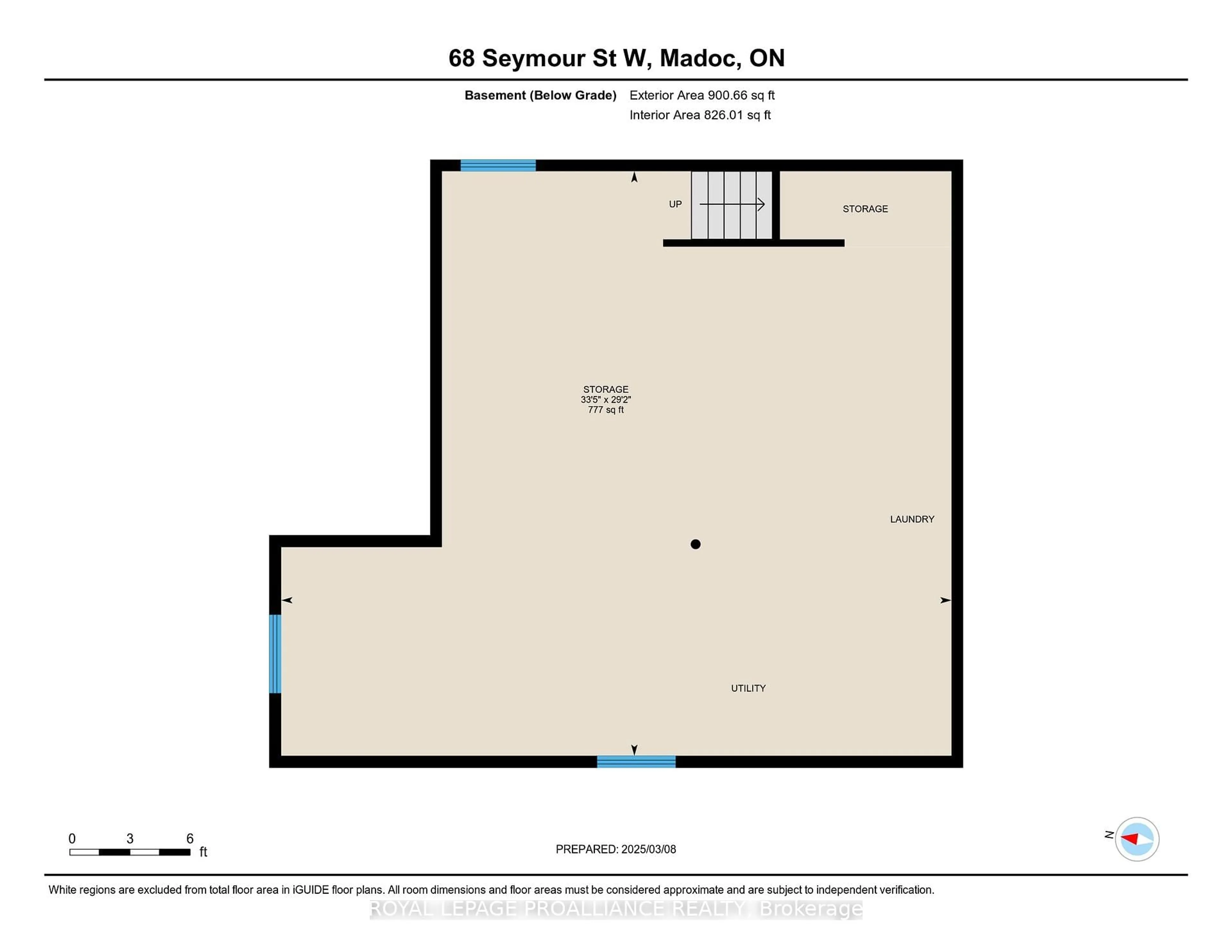 Floor plan for 68 Seymour St, Madoc Ontario K0K 2K0