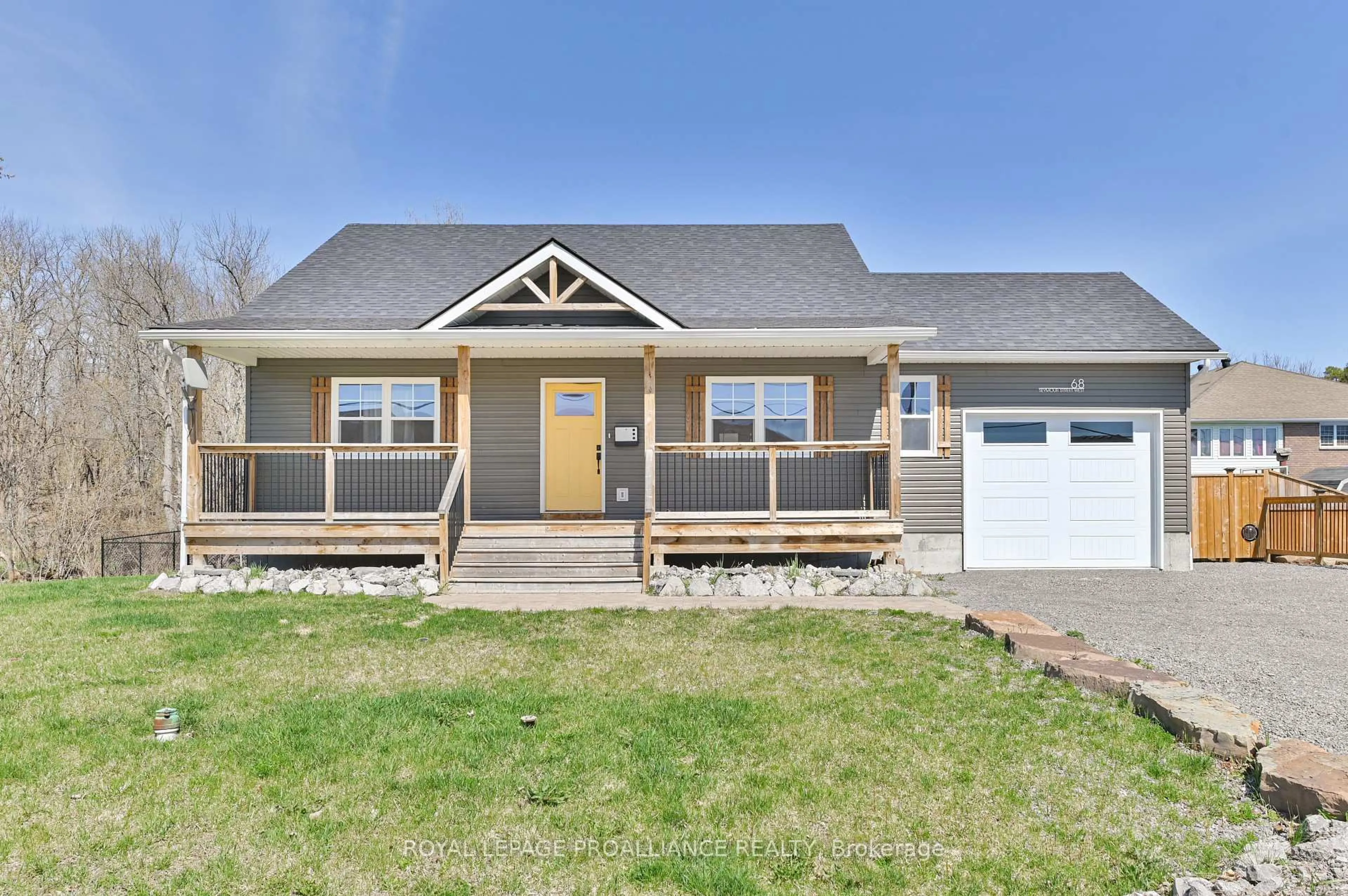 Home with vinyl exterior material, street for 68 Seymour St, Madoc Ontario K0K 2K0