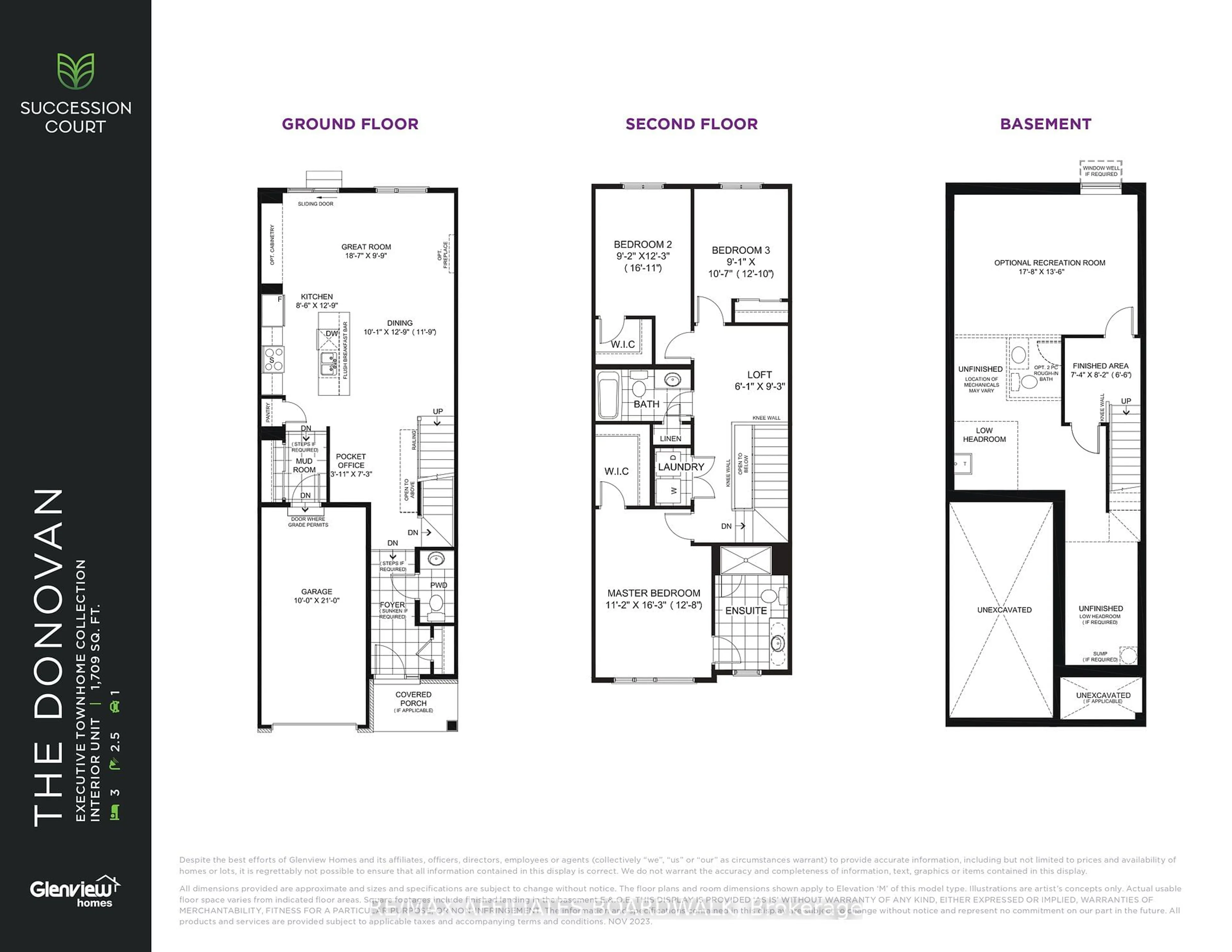 Floor plan for 163 Succession Crt, Stittsville - Munster - Richmond Ontario K2S 2Z8