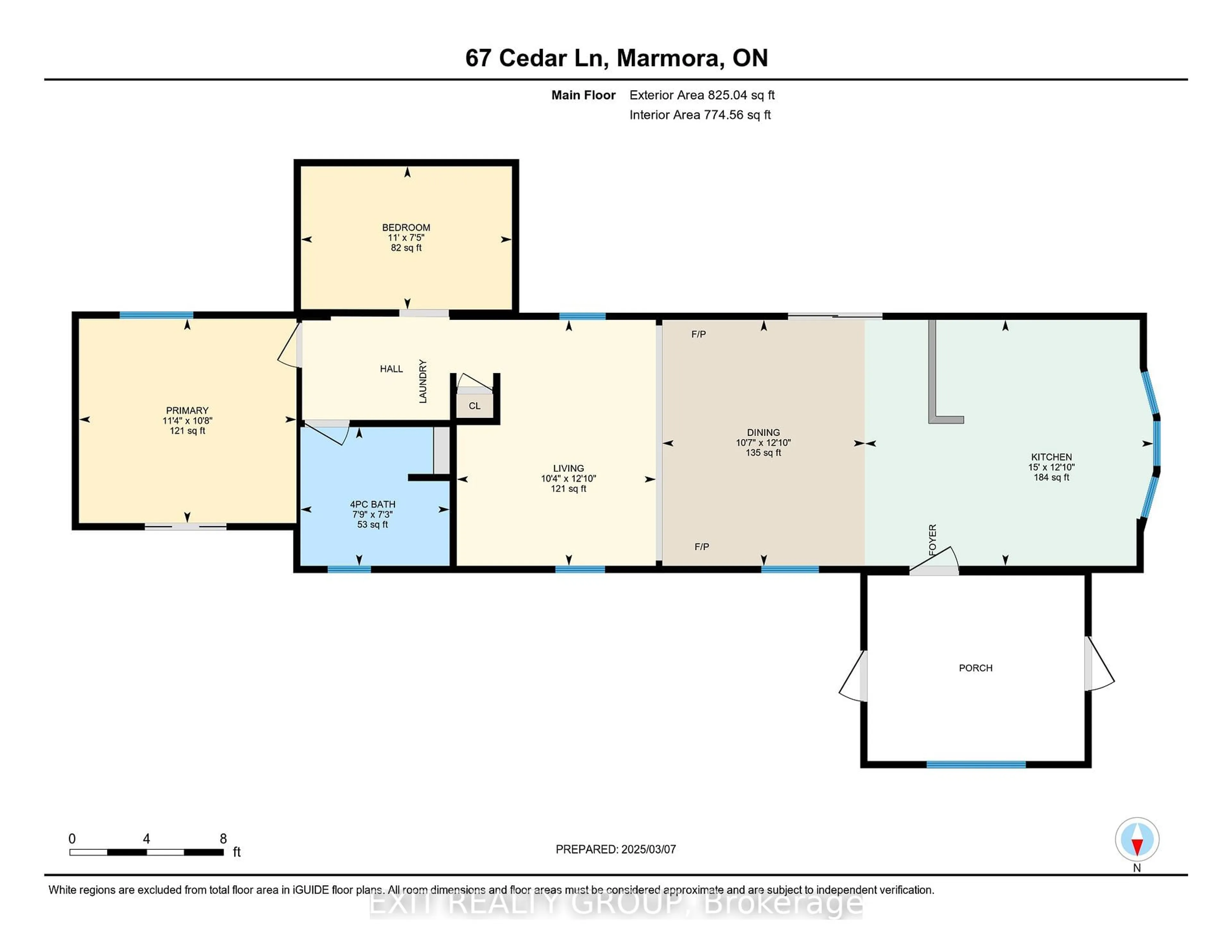 Floor plan for 67 Cedar Lane, Trent Hills Ontario K0K 2M0