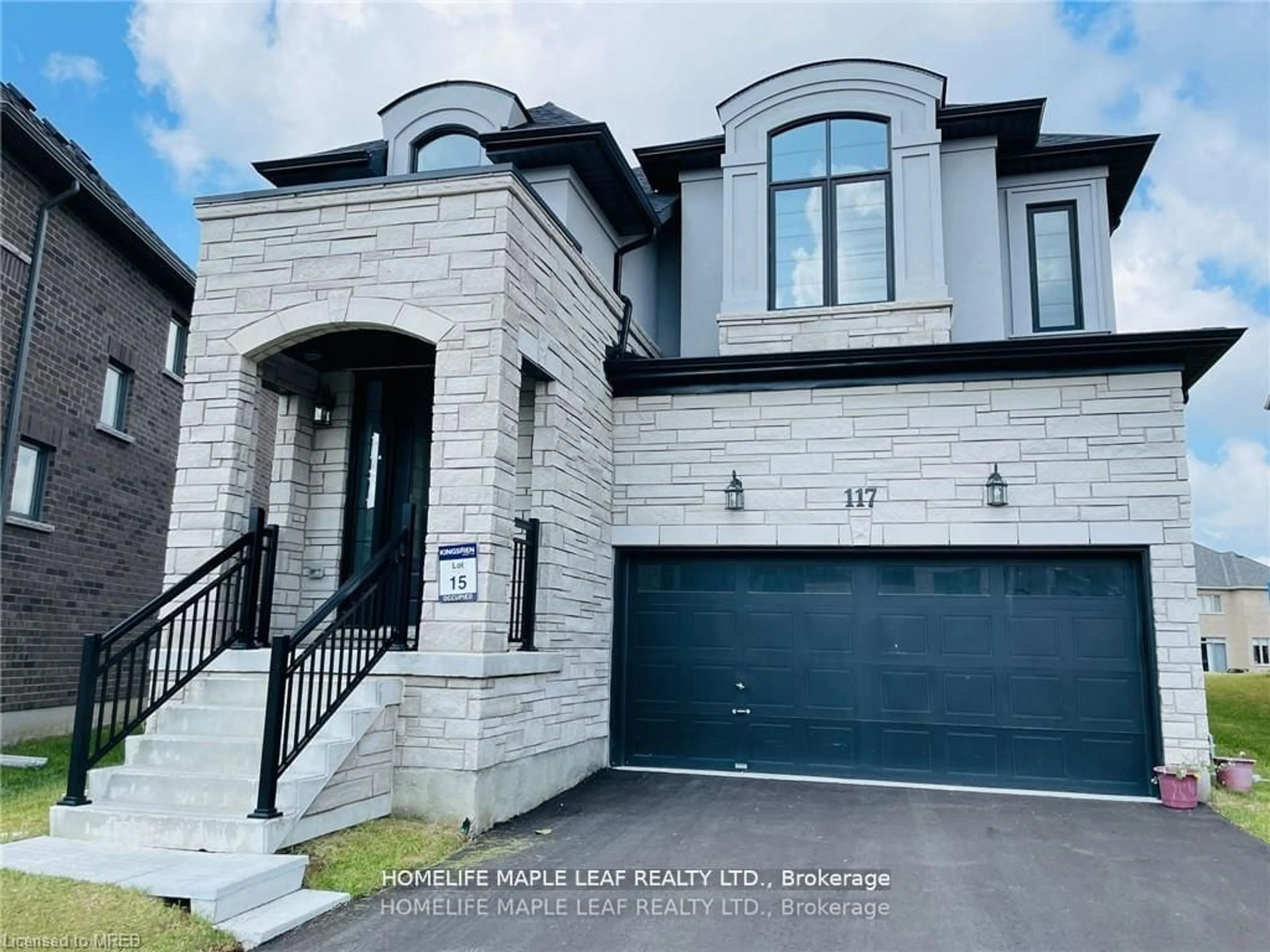 Home with brick exterior material, street for 117 Silverwood Cres, Woodstock Ontario N4T 0M6