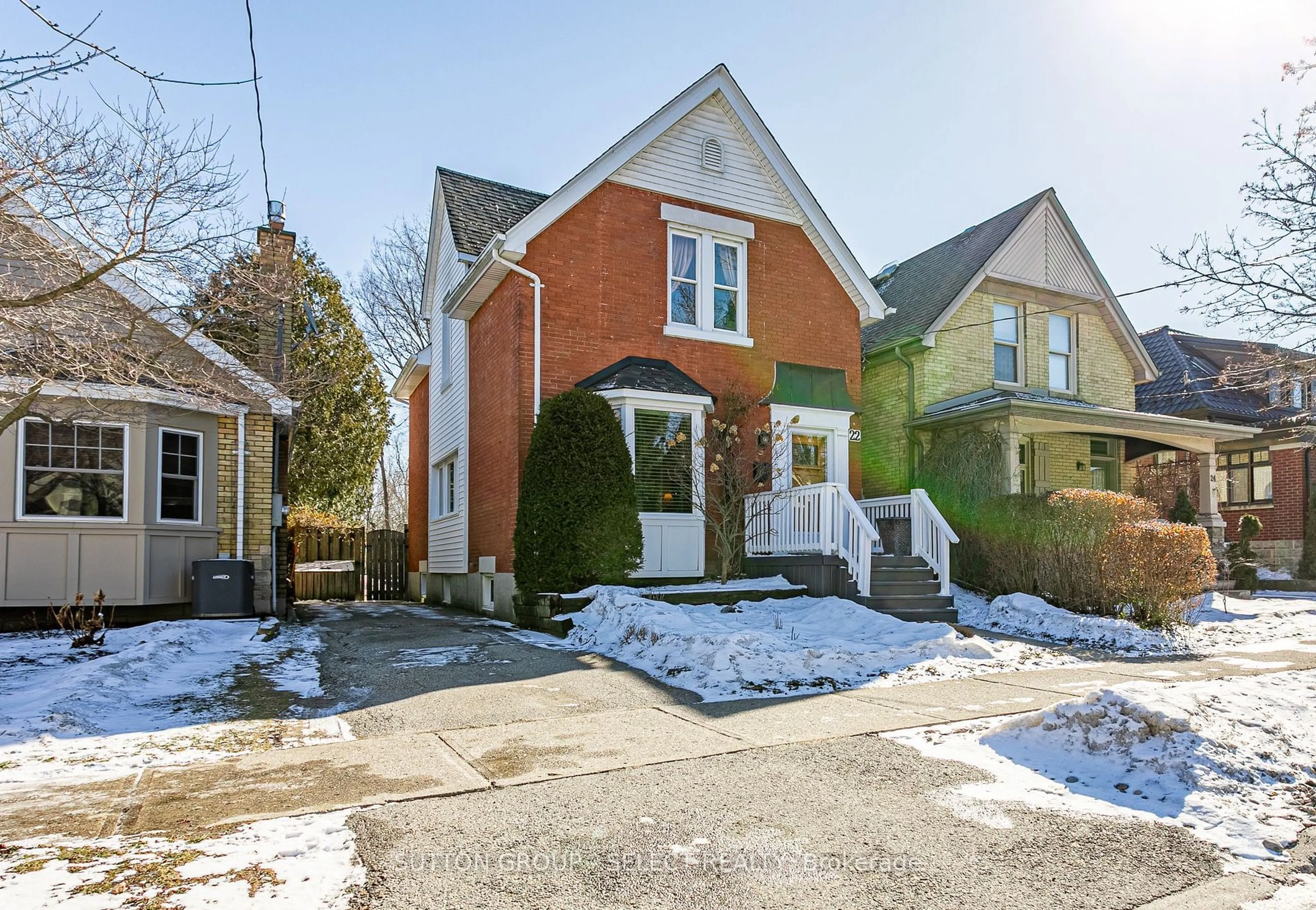 Home with brick exterior material, street for 22 CARFRAE Cres, London South Ontario N6C 4A9