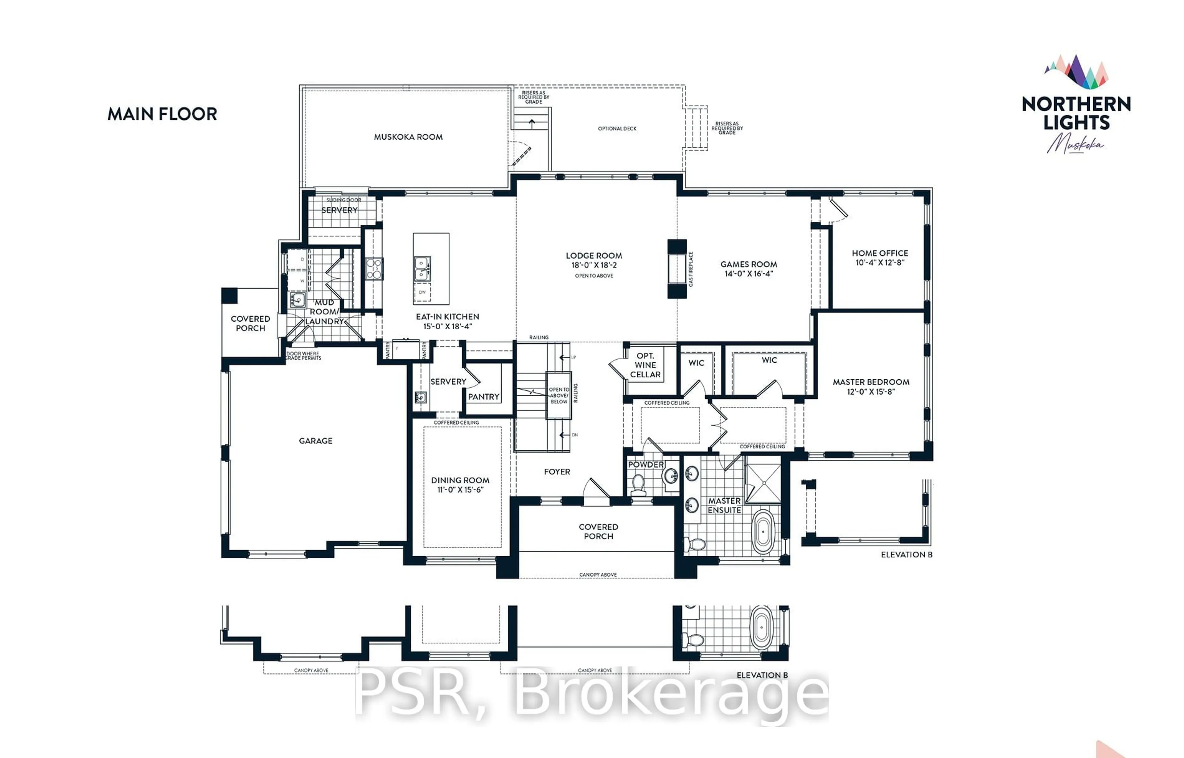 Floor plan for 1179 Echo Hills Rd, Huntsville Ontario P1H 0K1