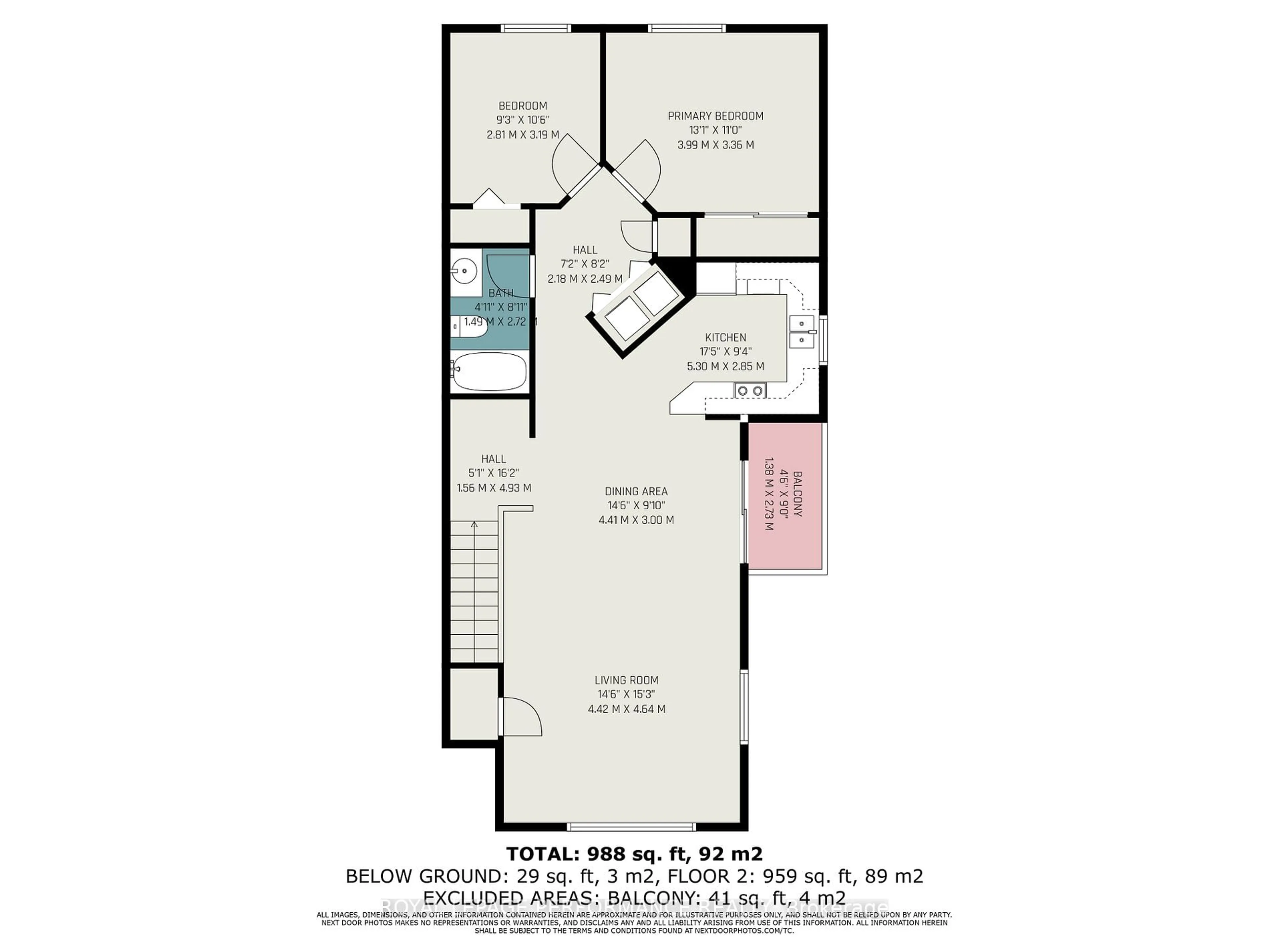 Floor plan for 5 Marcel St #21, Russell Ontario K0A 1W0