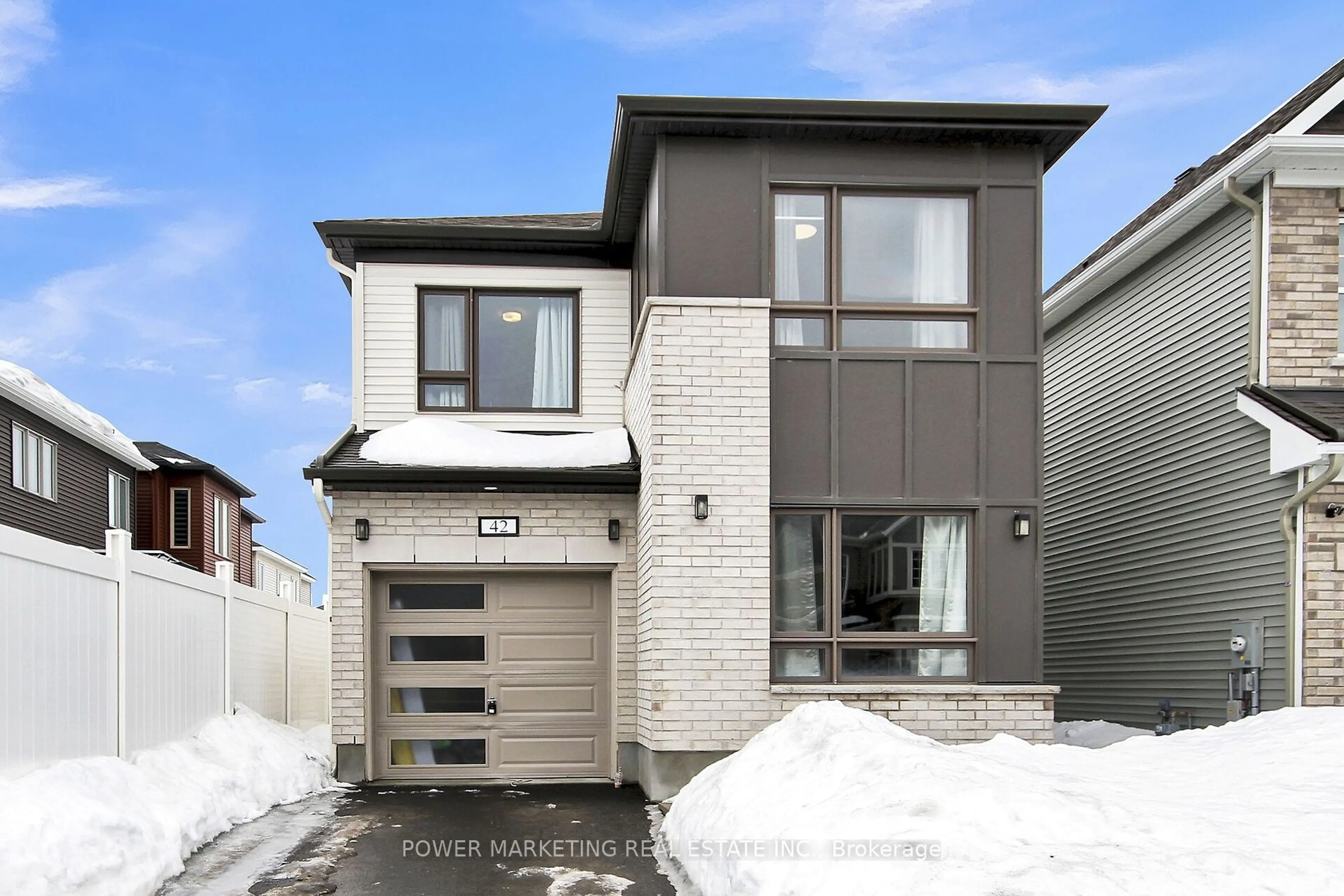 Home with brick exterior material, street for 42 MUDMINNOW Cres, Ottawa Ontario K4A 5H8