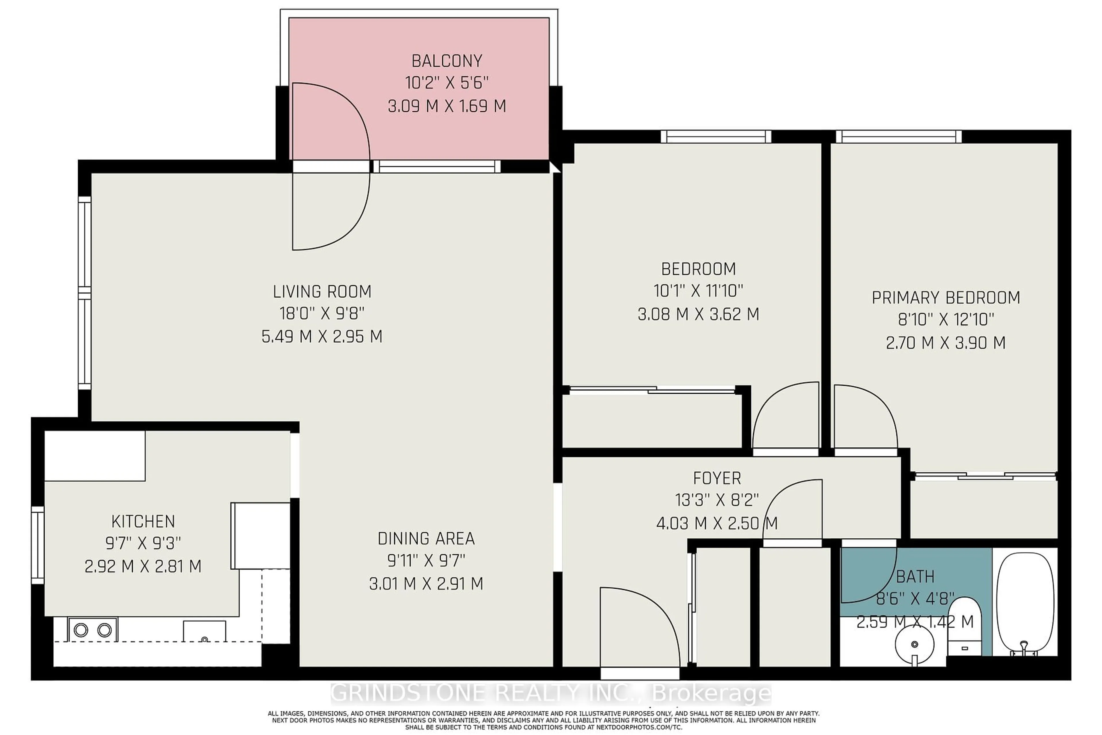 Floor plan for 915 Elmsmere Rd #916, Beacon Hill North - South and Area Ontario K1J 8H8