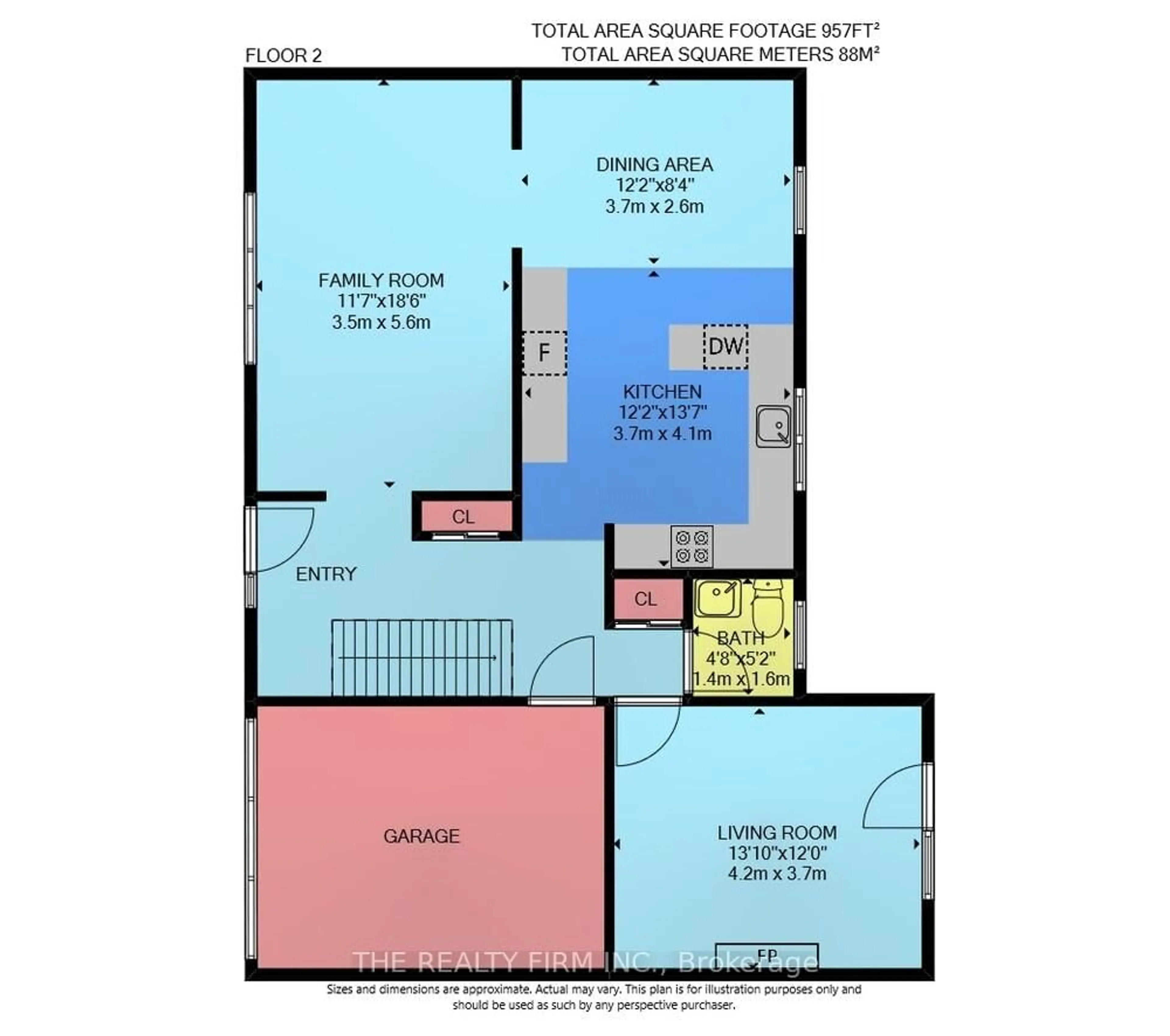 Floor plan for 949 Farnham Pl, London South Ontario N6K 1S8