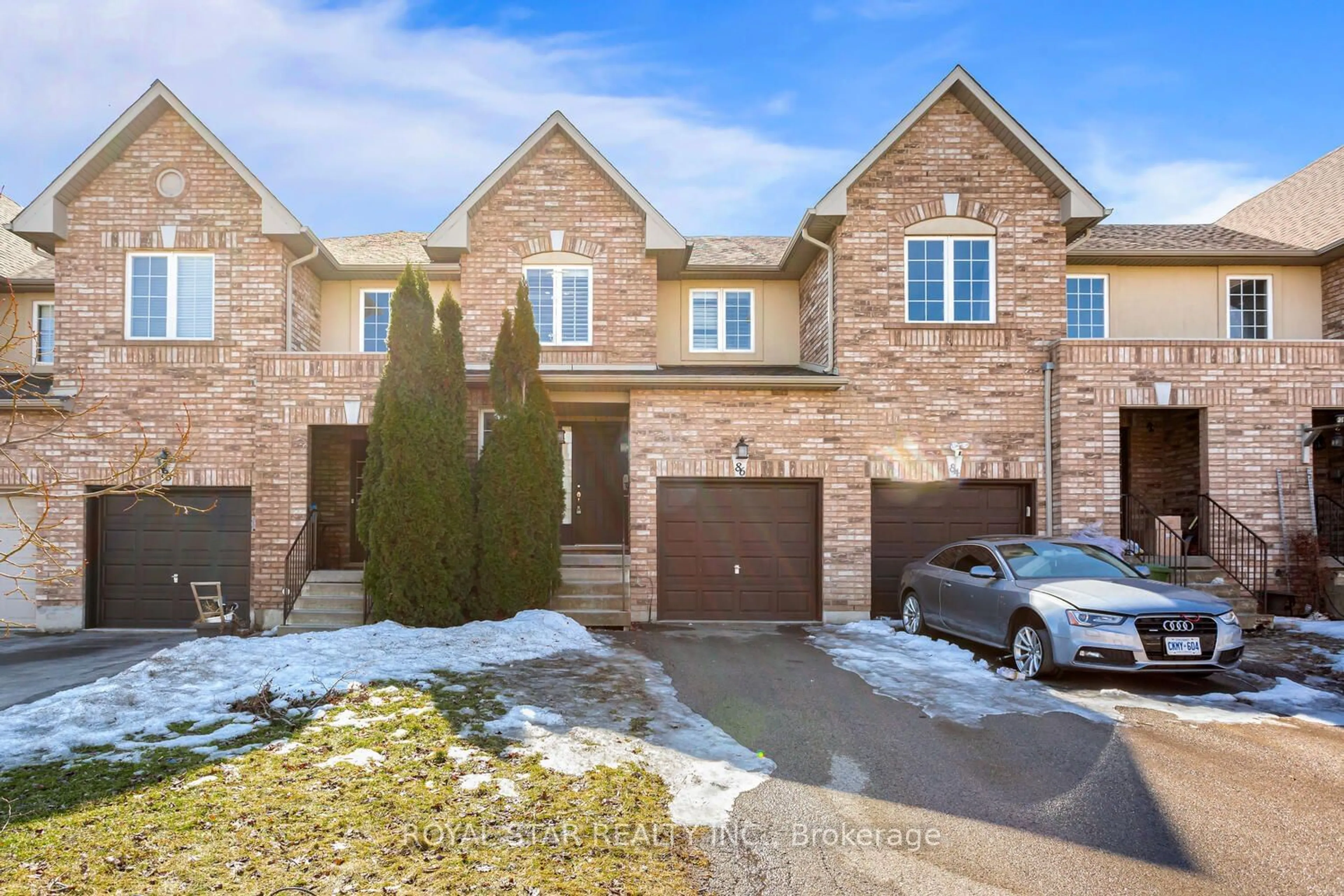 Home with brick exterior material, street for 86 Meadow Wood Cres, Hamilton Ontario L8J 3Z8