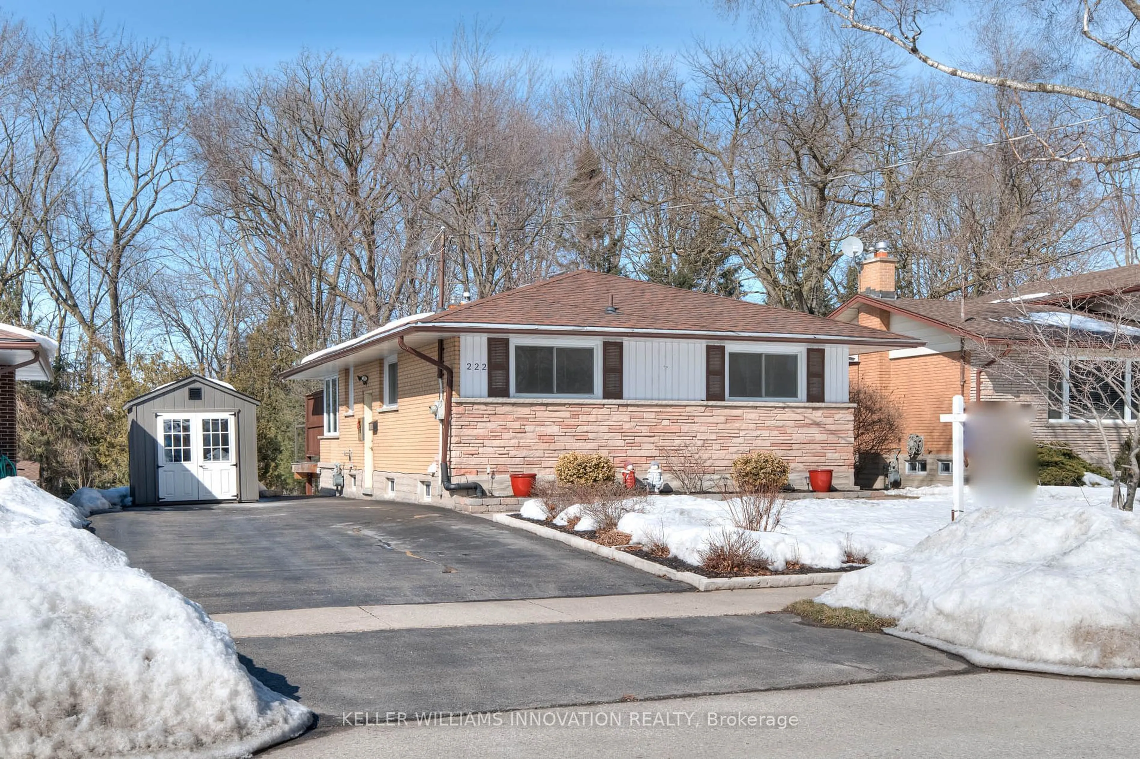 Home with brick exterior material, street for 222 Ross Ave, Kitchener Ontario N2A 1V6