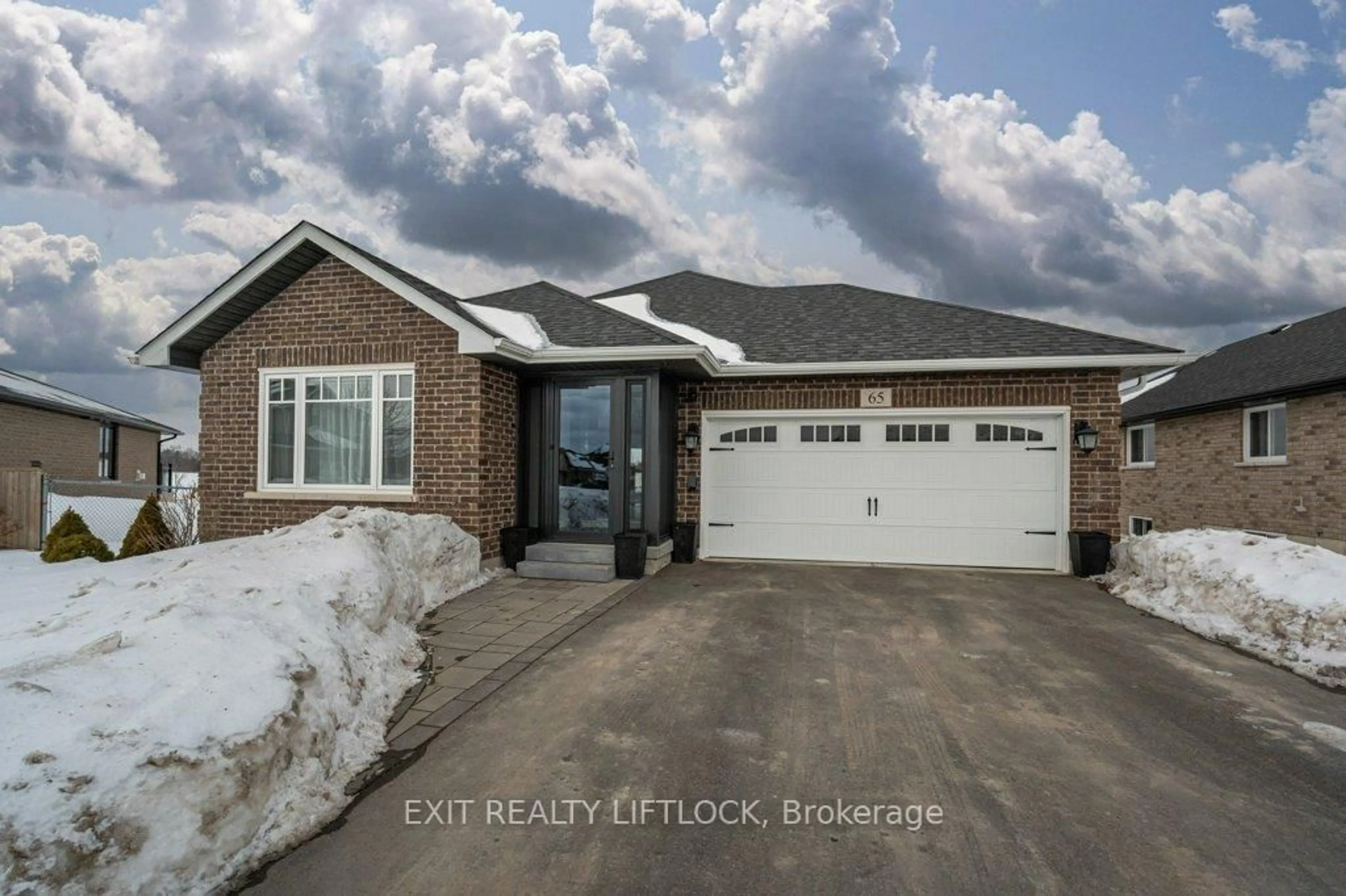 Home with brick exterior material, street for 65 Darrell Drain Cres, Asphodel-Norwood Ontario K0L 2V0