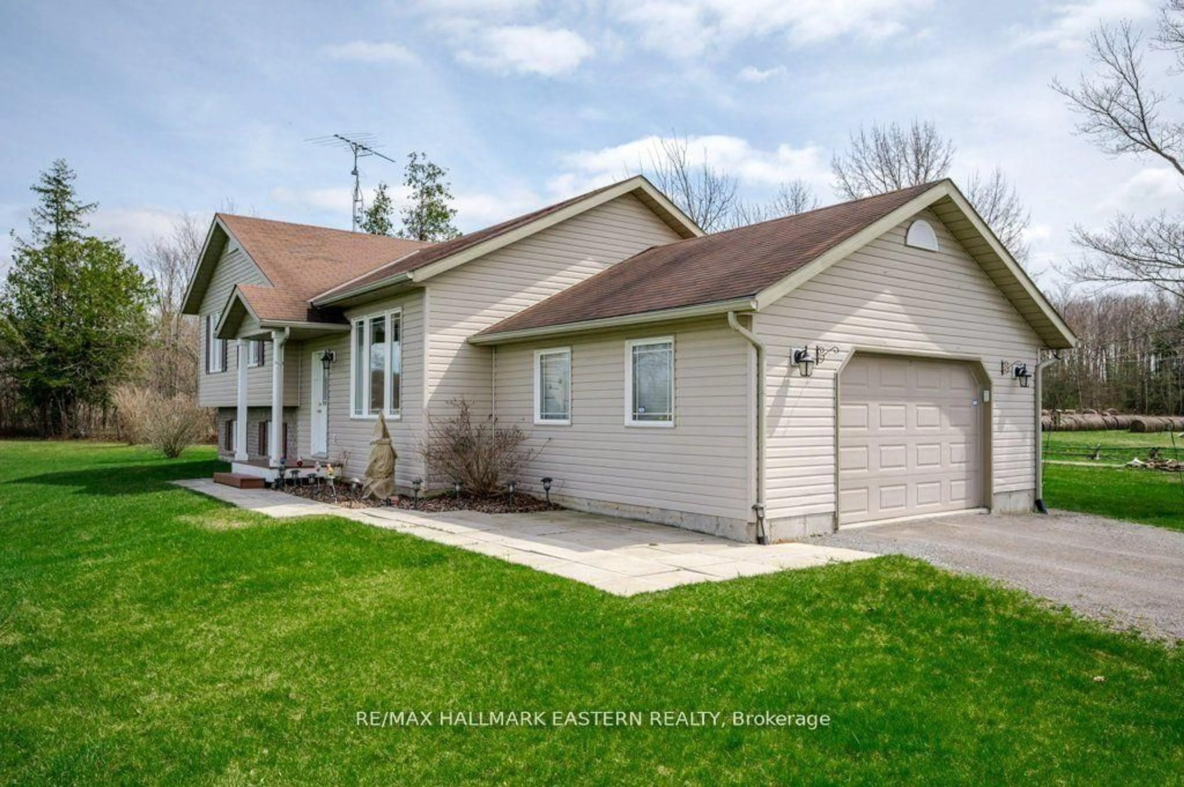 Home with vinyl exterior material, street for 1755A Salem Rd, Prince Edward County Ontario K0K 1T0