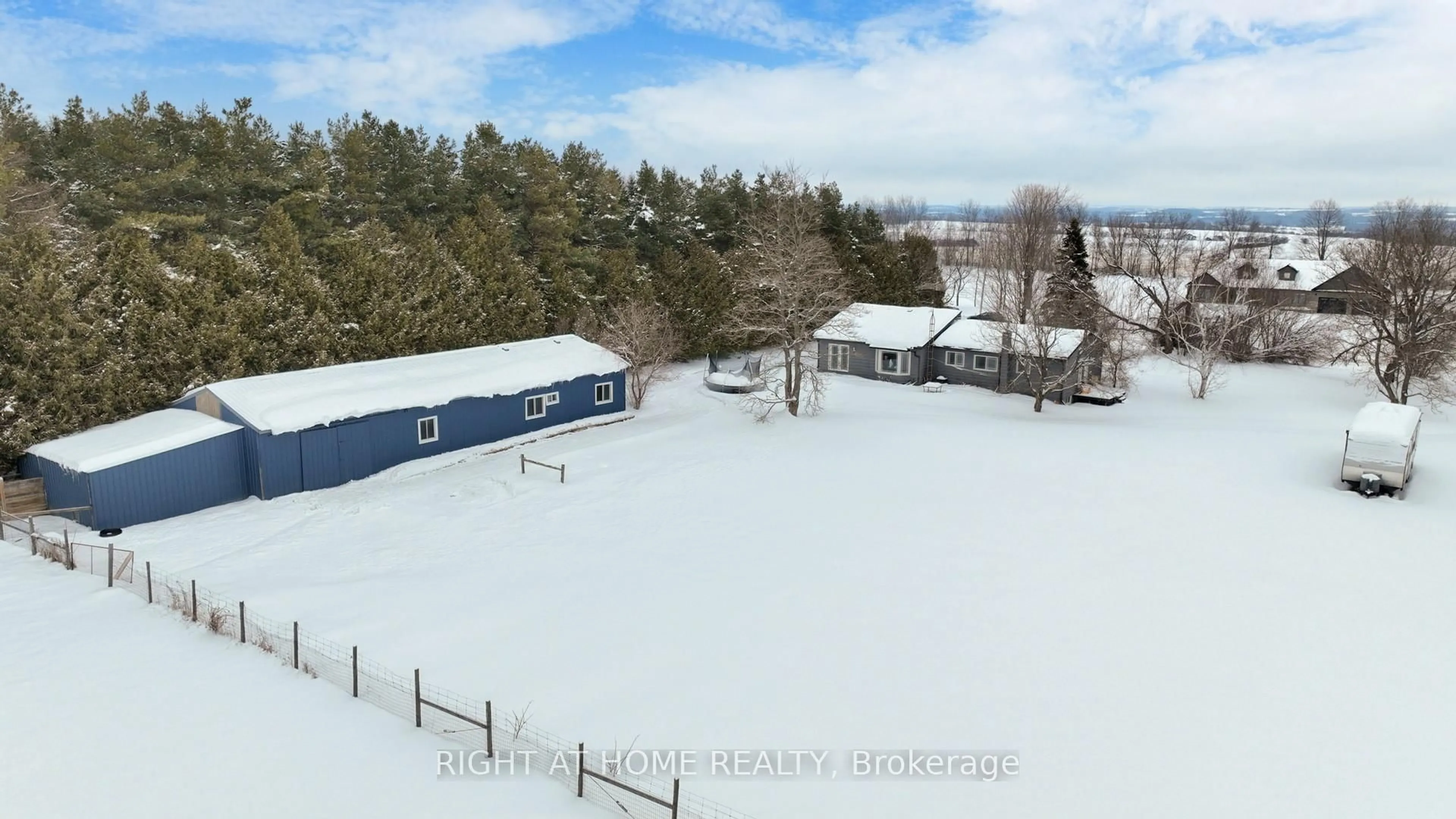 A pic from outside/outdoor area/front of a property/back of a property/a pic from drone, mountain view for 488 Ava Cres, Cavan Monaghan Ontario L0A 1G0