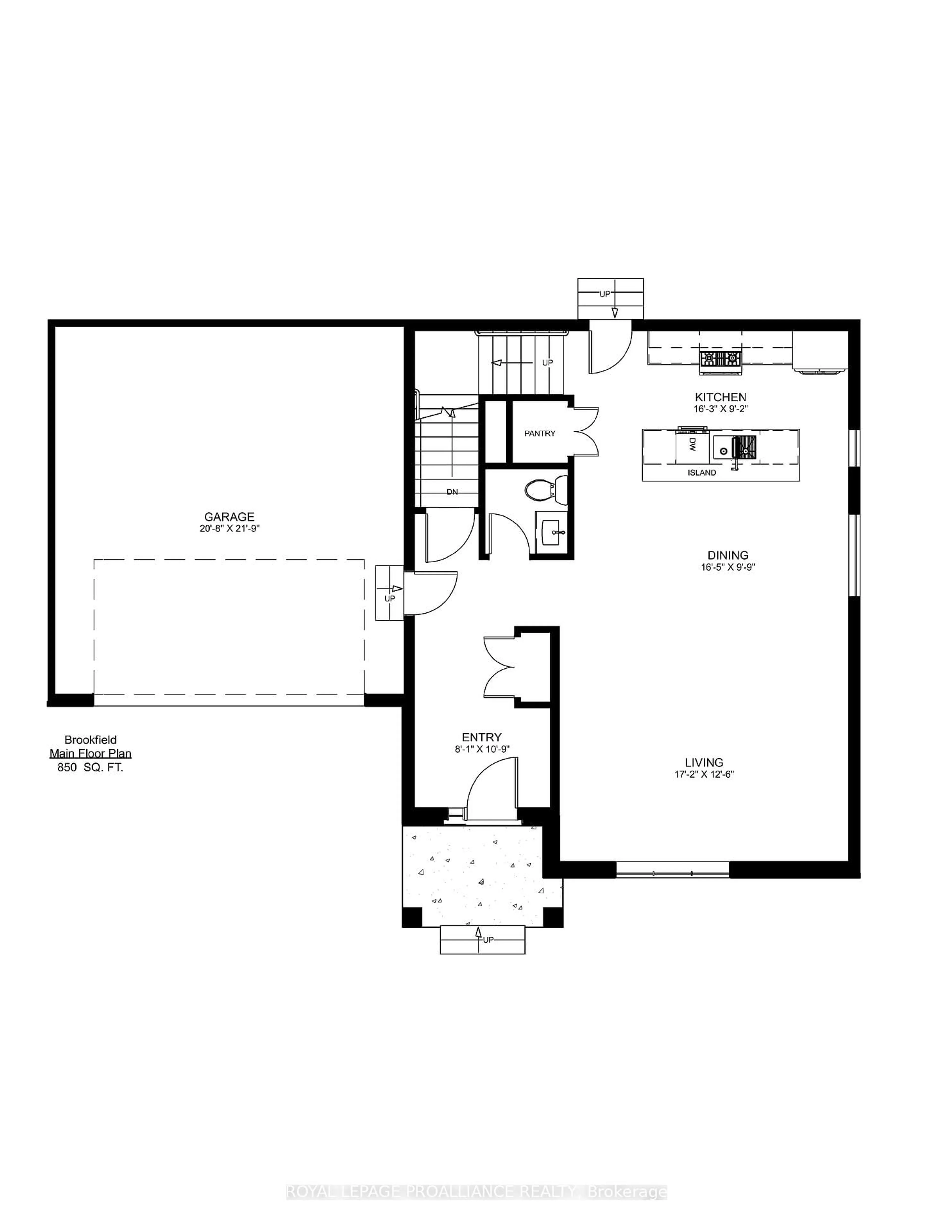 Floor plan for 21 Horton Crt, Belleville Ontario K8P 0G7