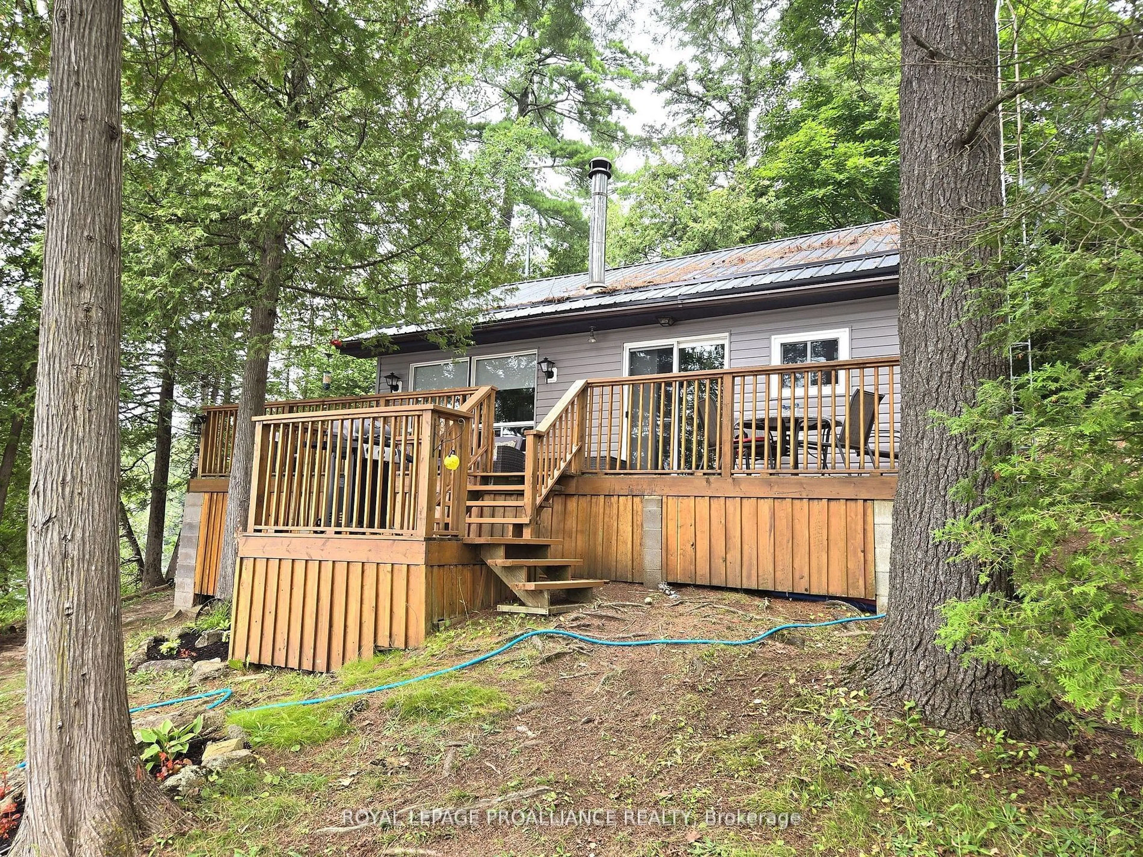 Patio, forest/trees view for 1092 1096 Ridge Lane, North Frontenac Ontario K0H 1C0