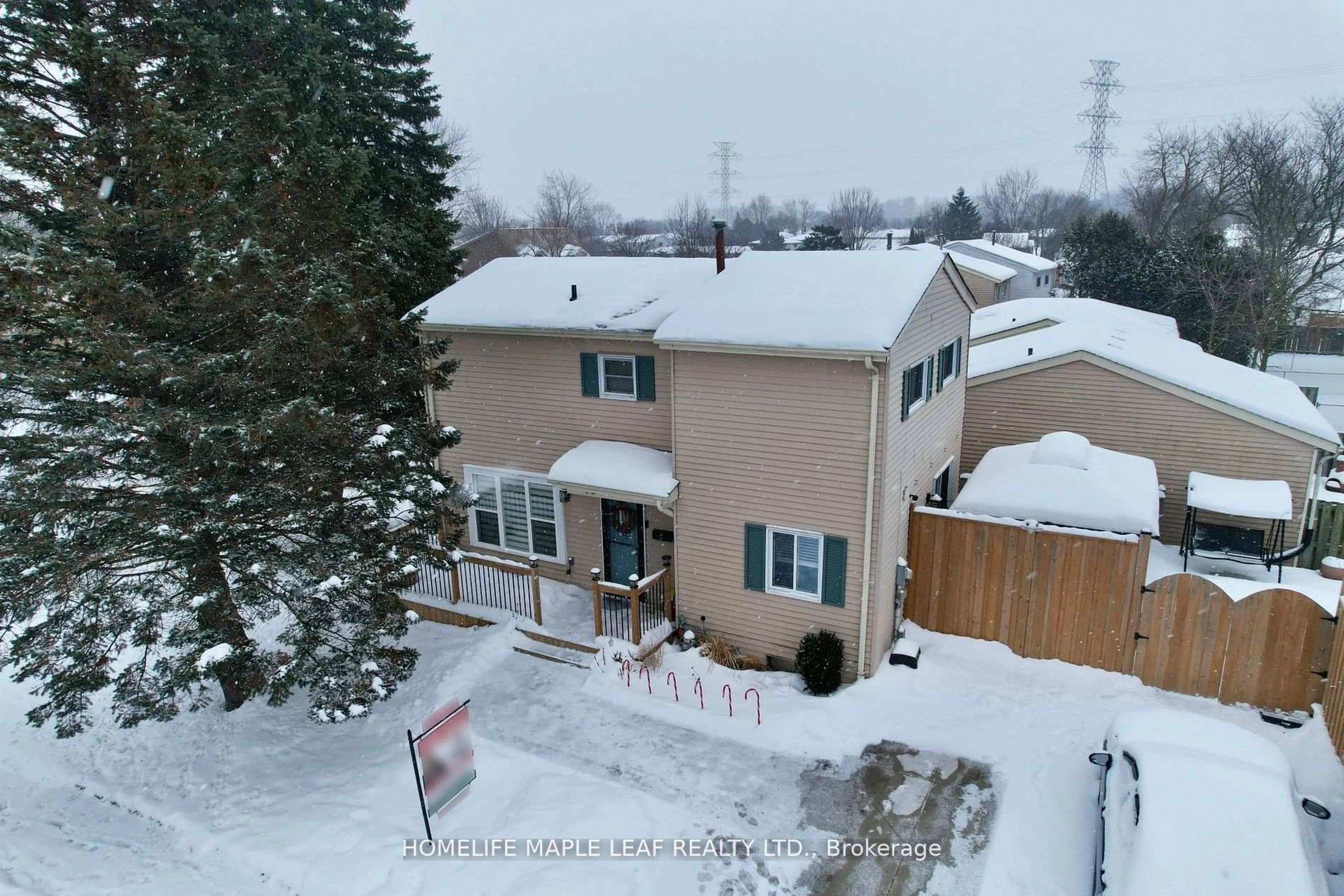 A pic from outside/outdoor area/front of a property/back of a property/a pic from drone, unknown for 73 Timberlane Cres, Kitchener Ontario N2N 1T5