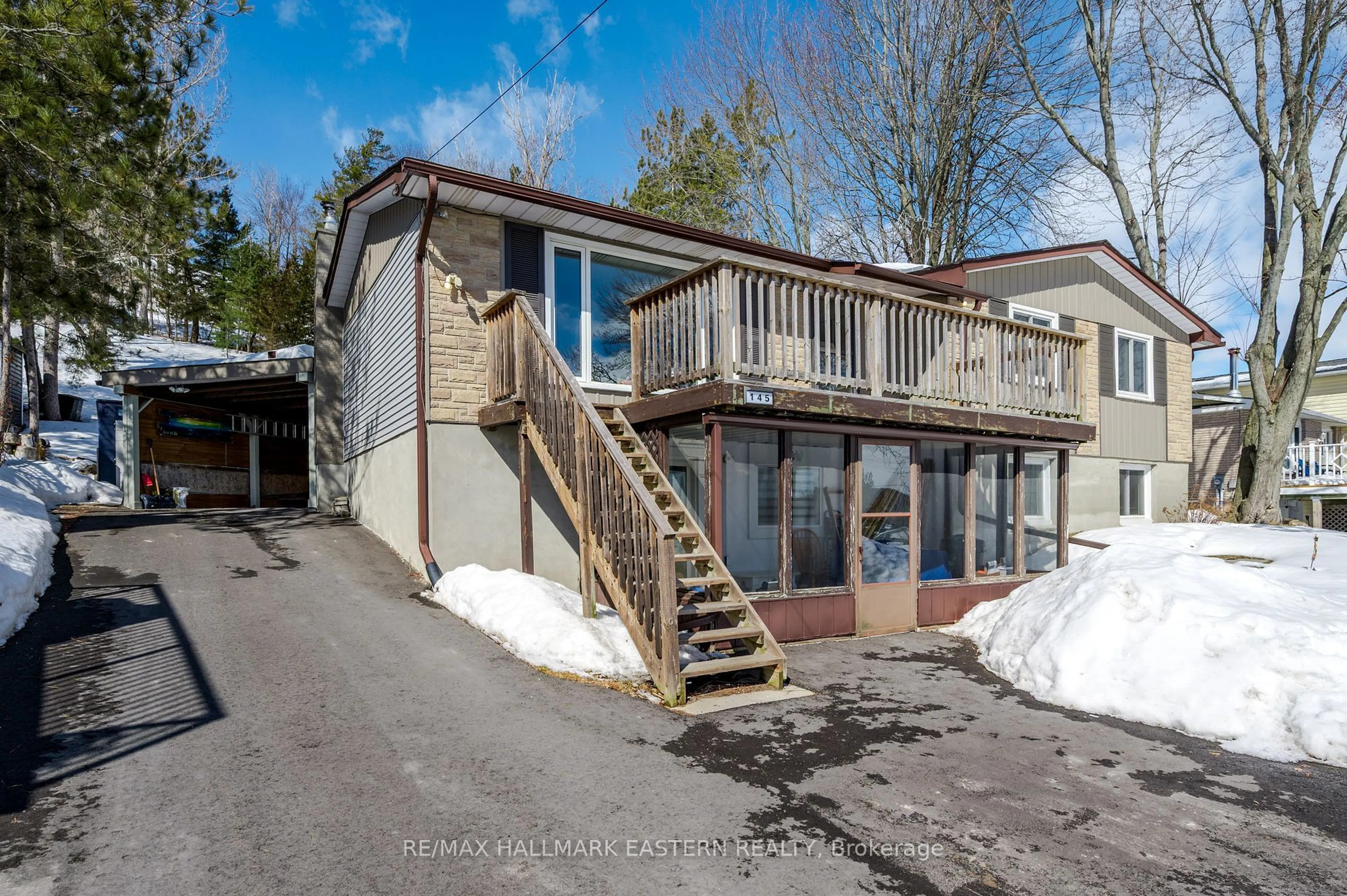 A pic from outside/outdoor area/front of a property/back of a property/a pic from drone, street for 145 Park Lane, Asphodel-Norwood Ontario K0L 1Y0