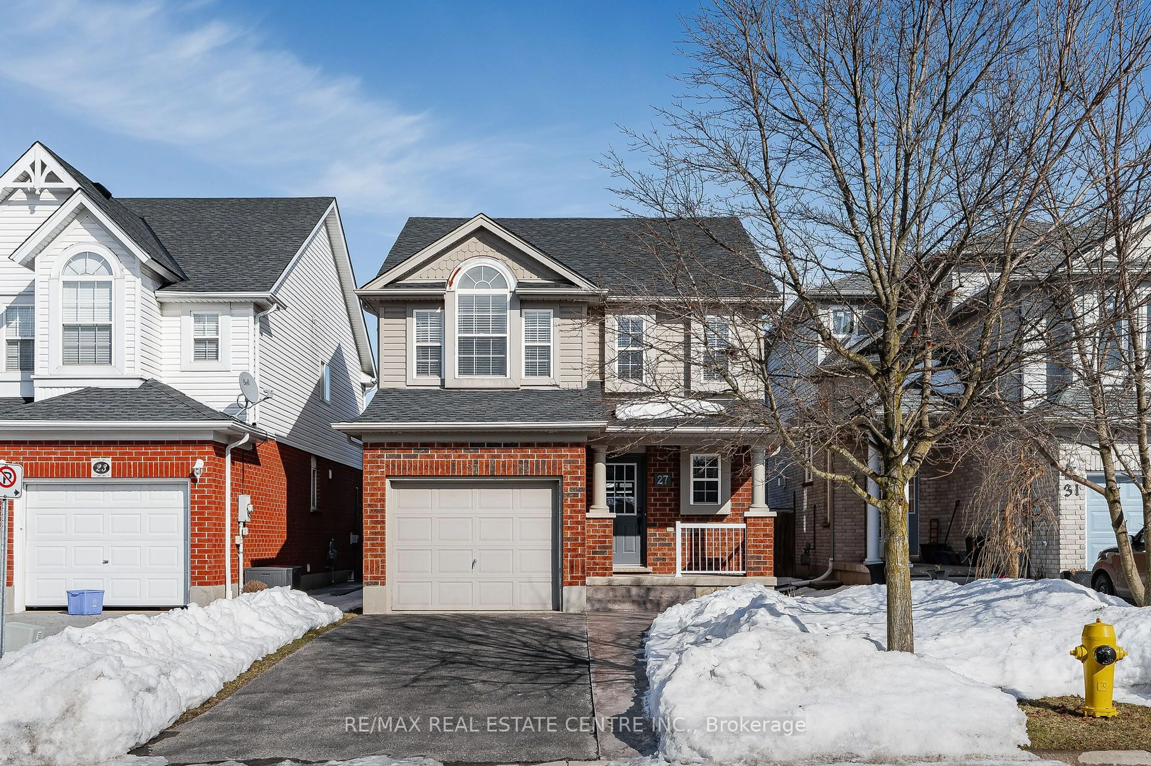 Home with brick exterior material, street for 27 Gees Way, Cambridge Ontario N3C 4M5