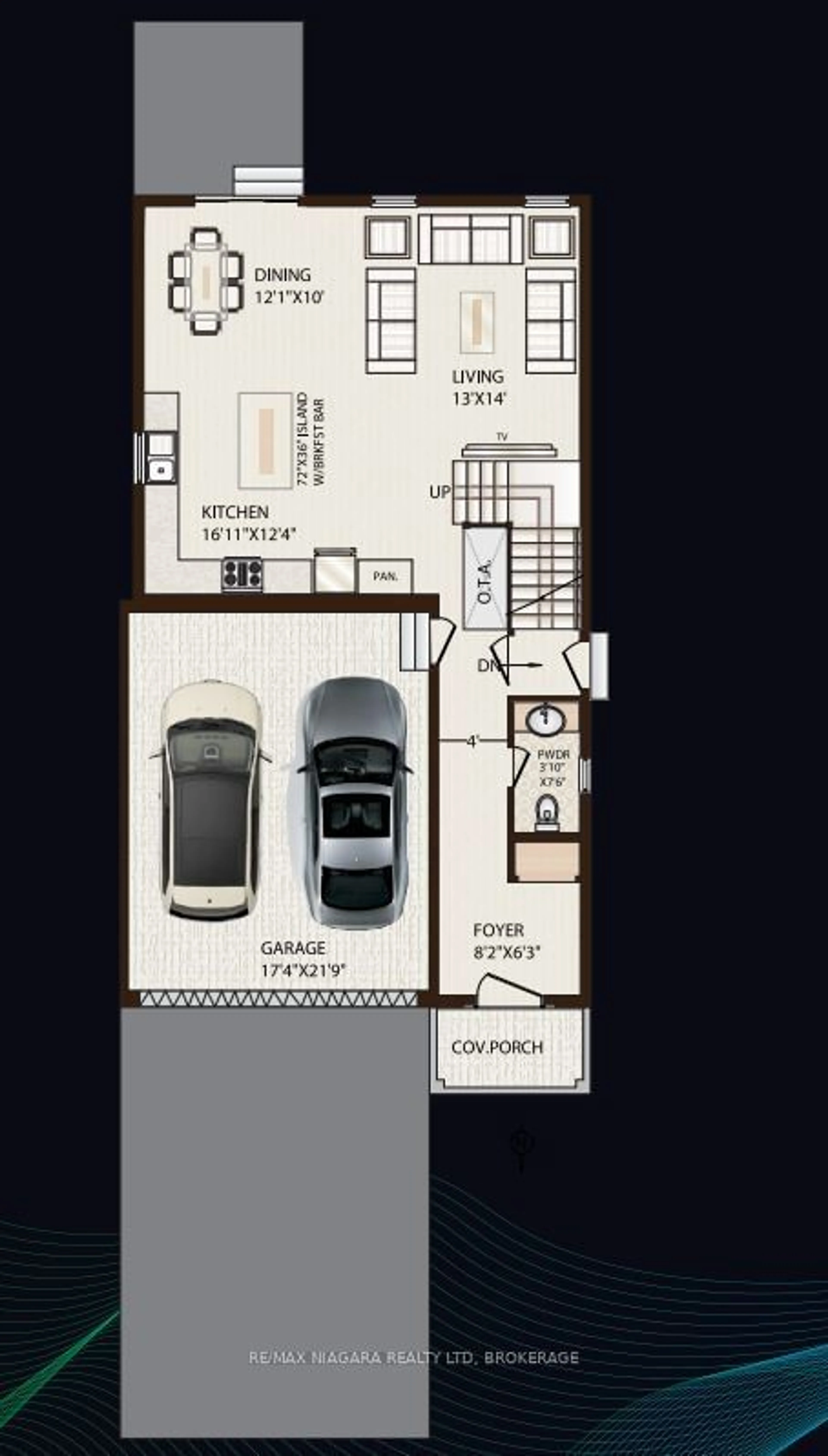 Floor plan for 126 Chetwood St, St. Catharines Ontario L2S 2A9