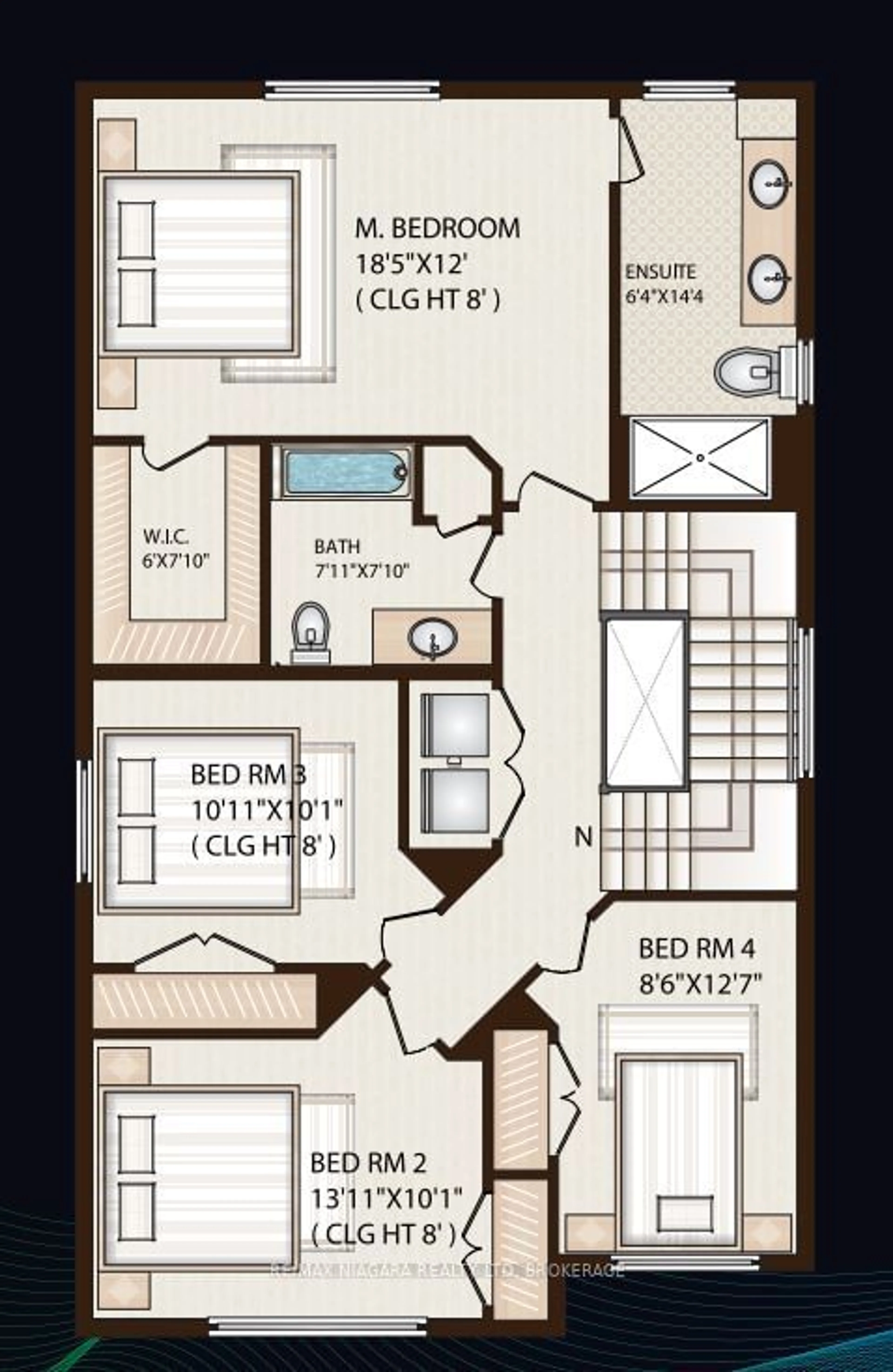 Floor plan for 126 Chetwood St, St. Catharines Ontario L2S 2A9