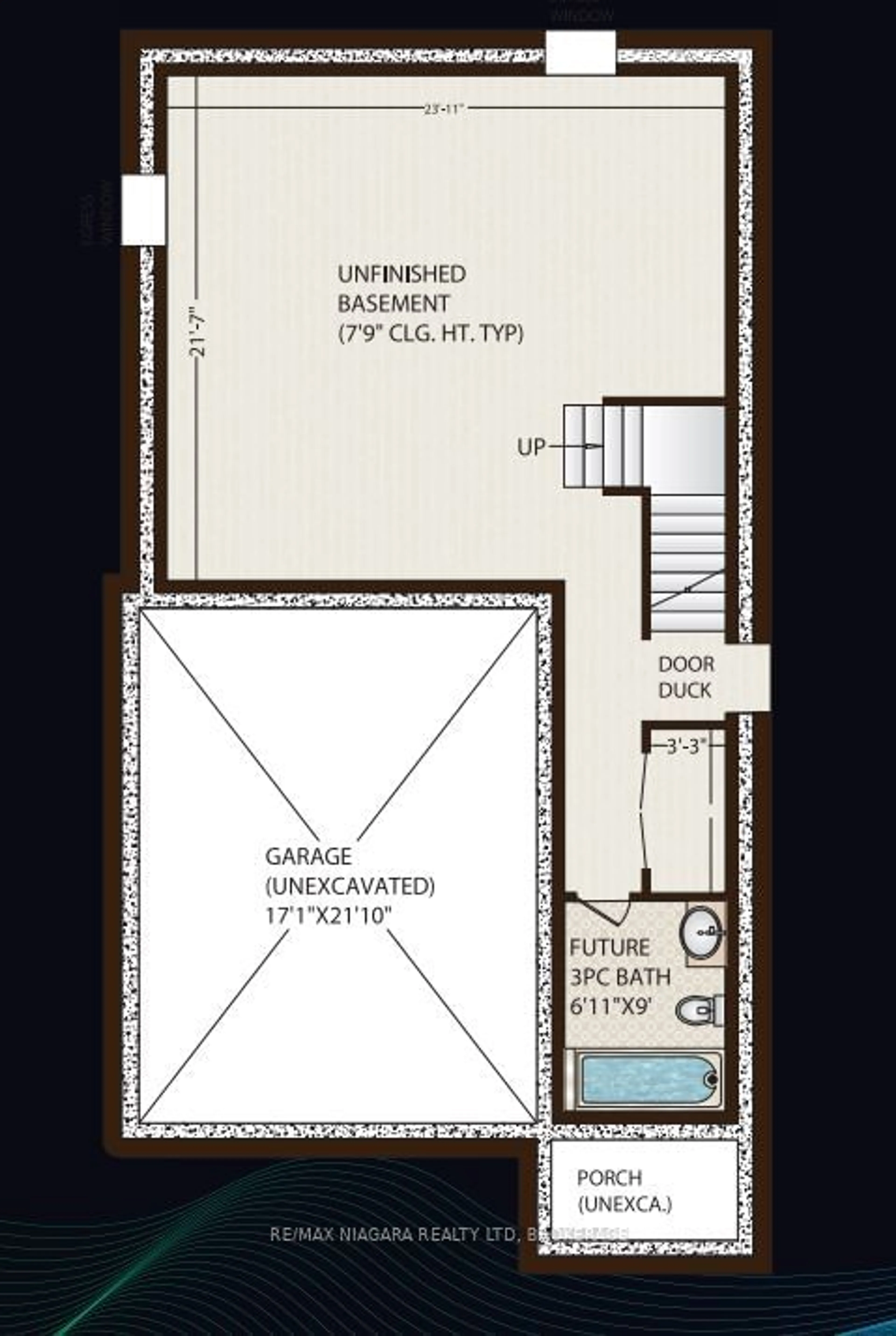 Floor plan for 126 Chetwood St, St. Catharines Ontario L2S 2A9