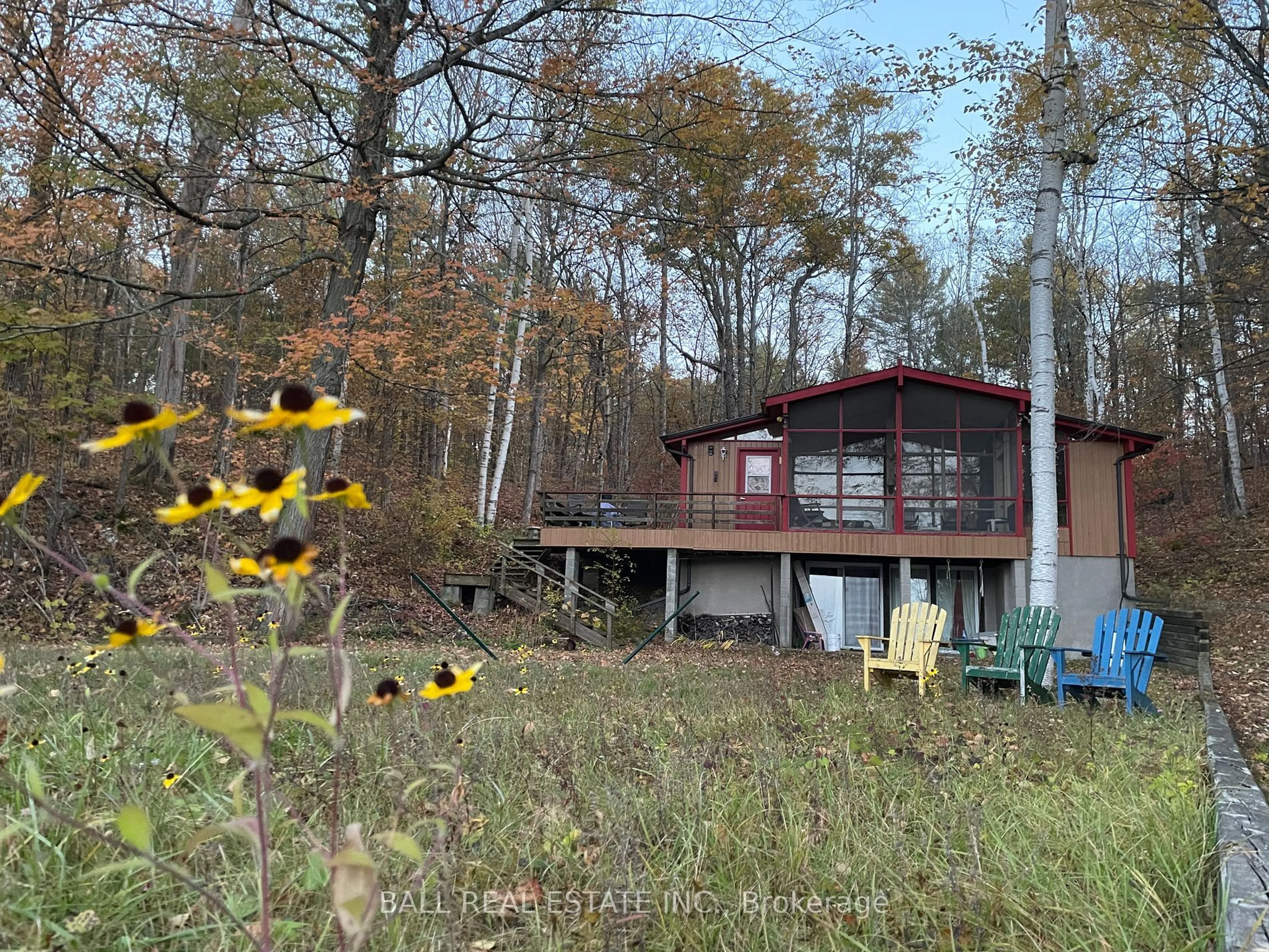 A pic from outside/outdoor area/front of a property/back of a property/a pic from drone, water/lake/river/ocean view for 349 Fire Route 59, Havelock-Belmont-Methuen Ontario K0L 1Z0