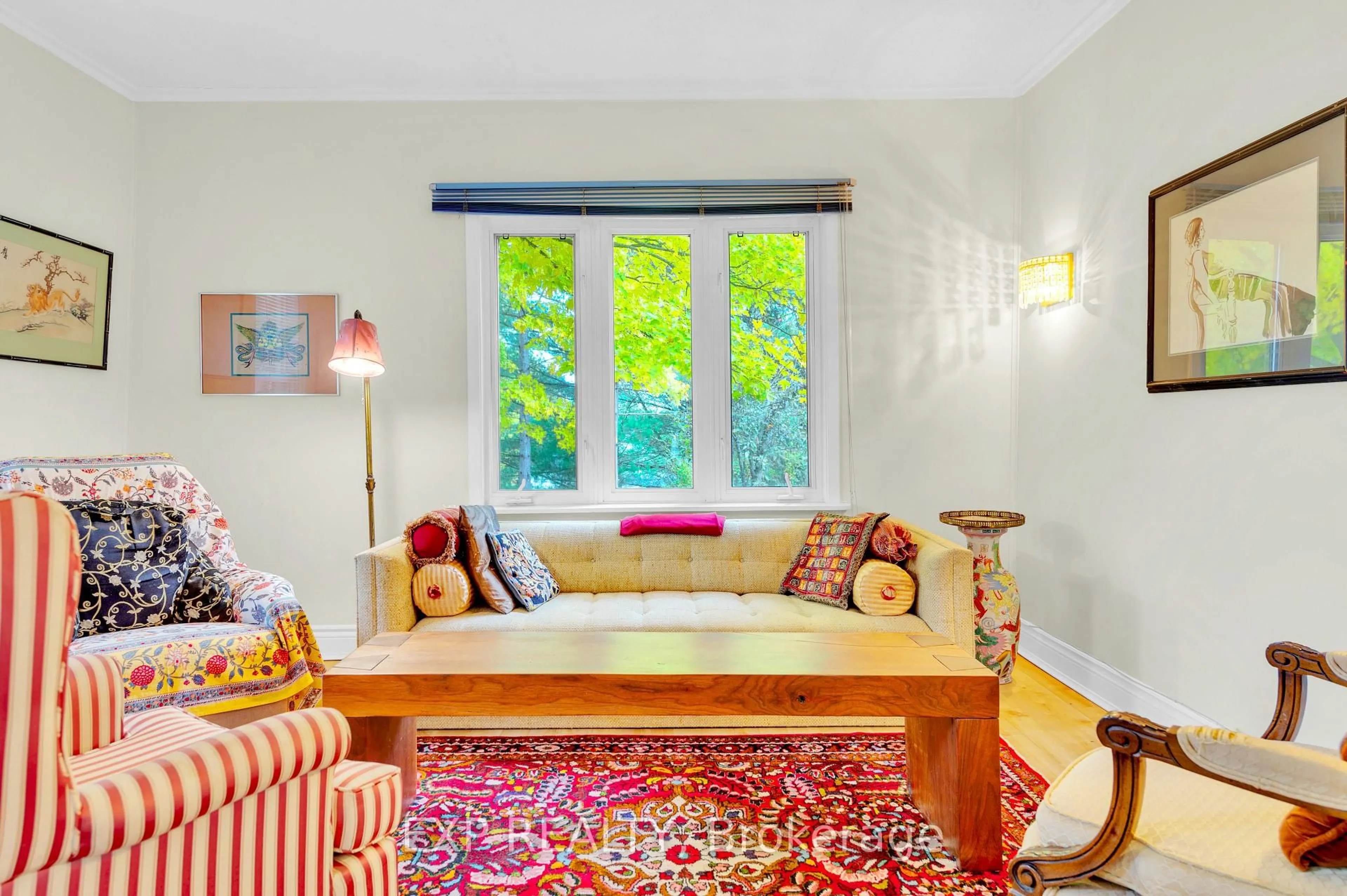 Living room with furniture, carpet floor for 228 Storms Rd, Prince Edward County Ontario K0K 2P0