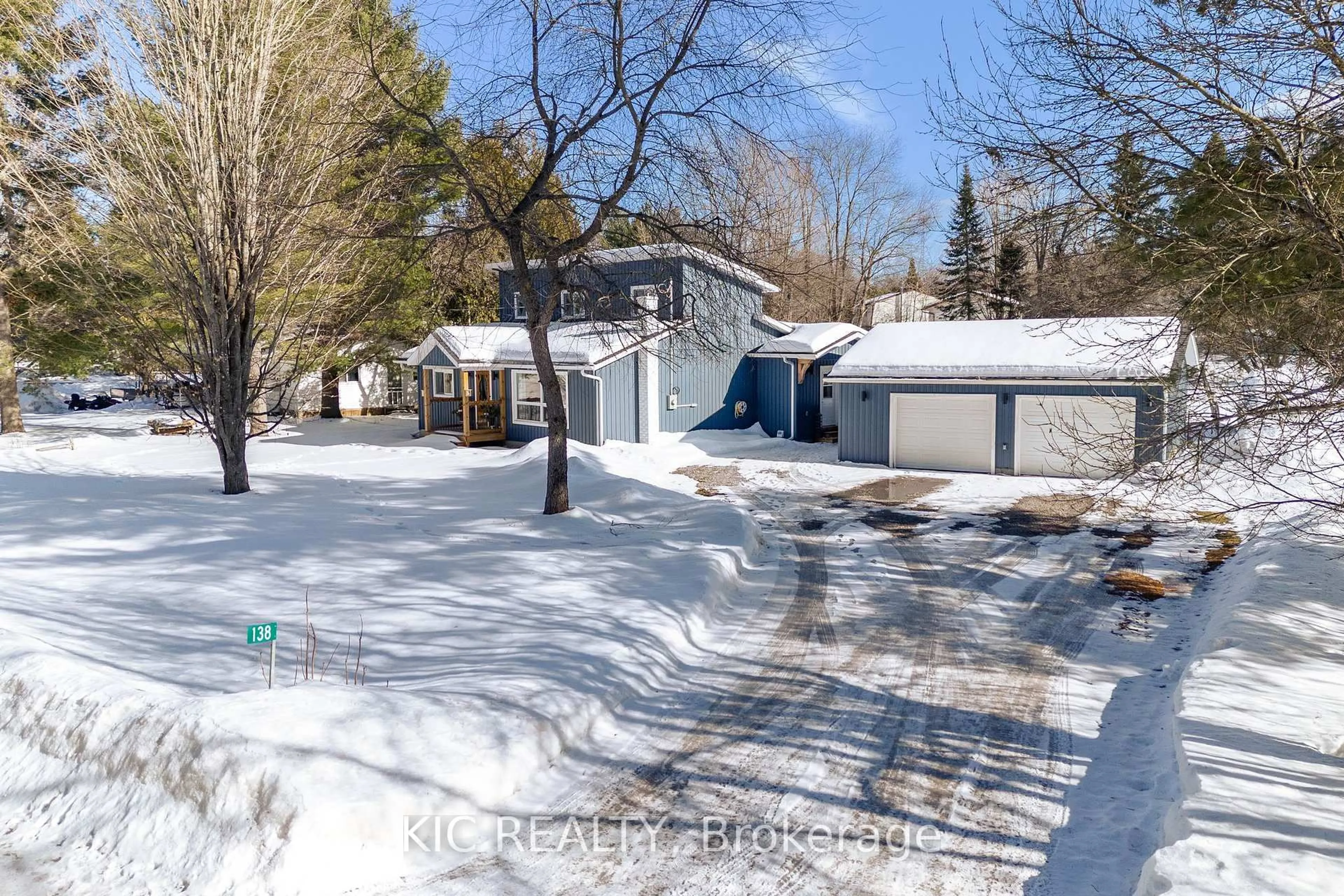 A pic from outside/outdoor area/front of a property/back of a property/a pic from drone, street for 138 Alpine Lake Rd, Trent Lakes Ontario K0M 1A0