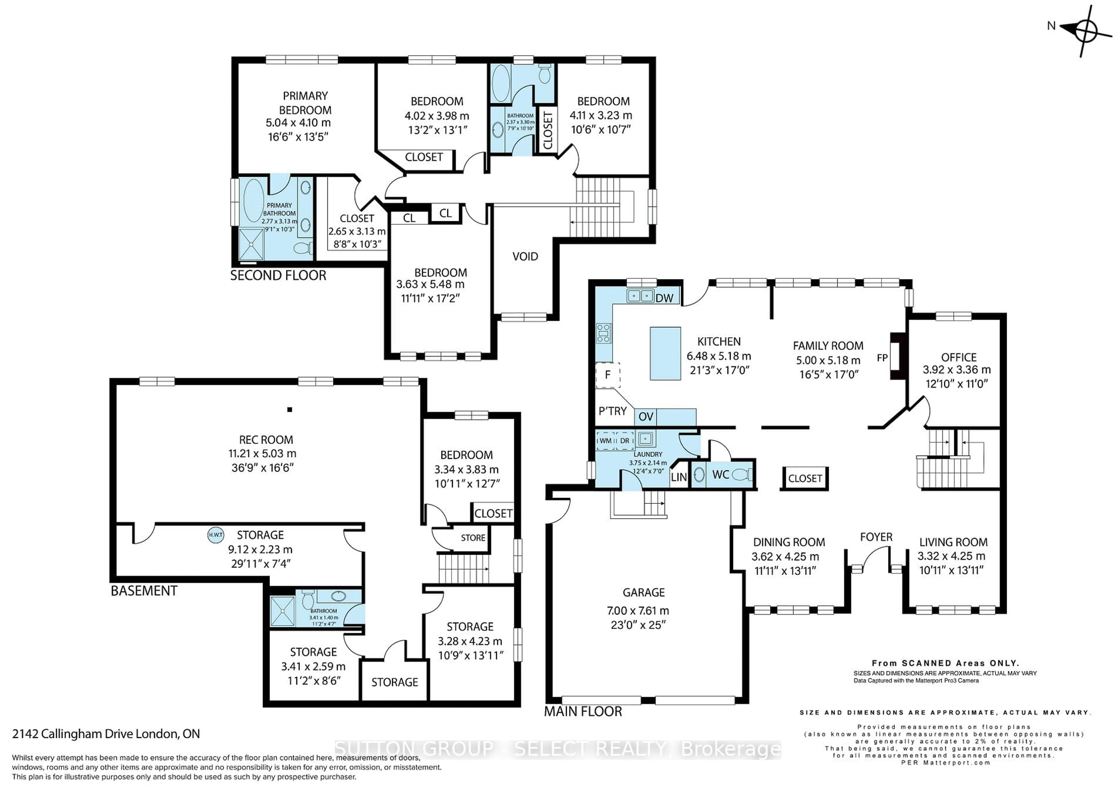 Floor plan for 2142 Callingham Dr, London Ontario N6G 0M2