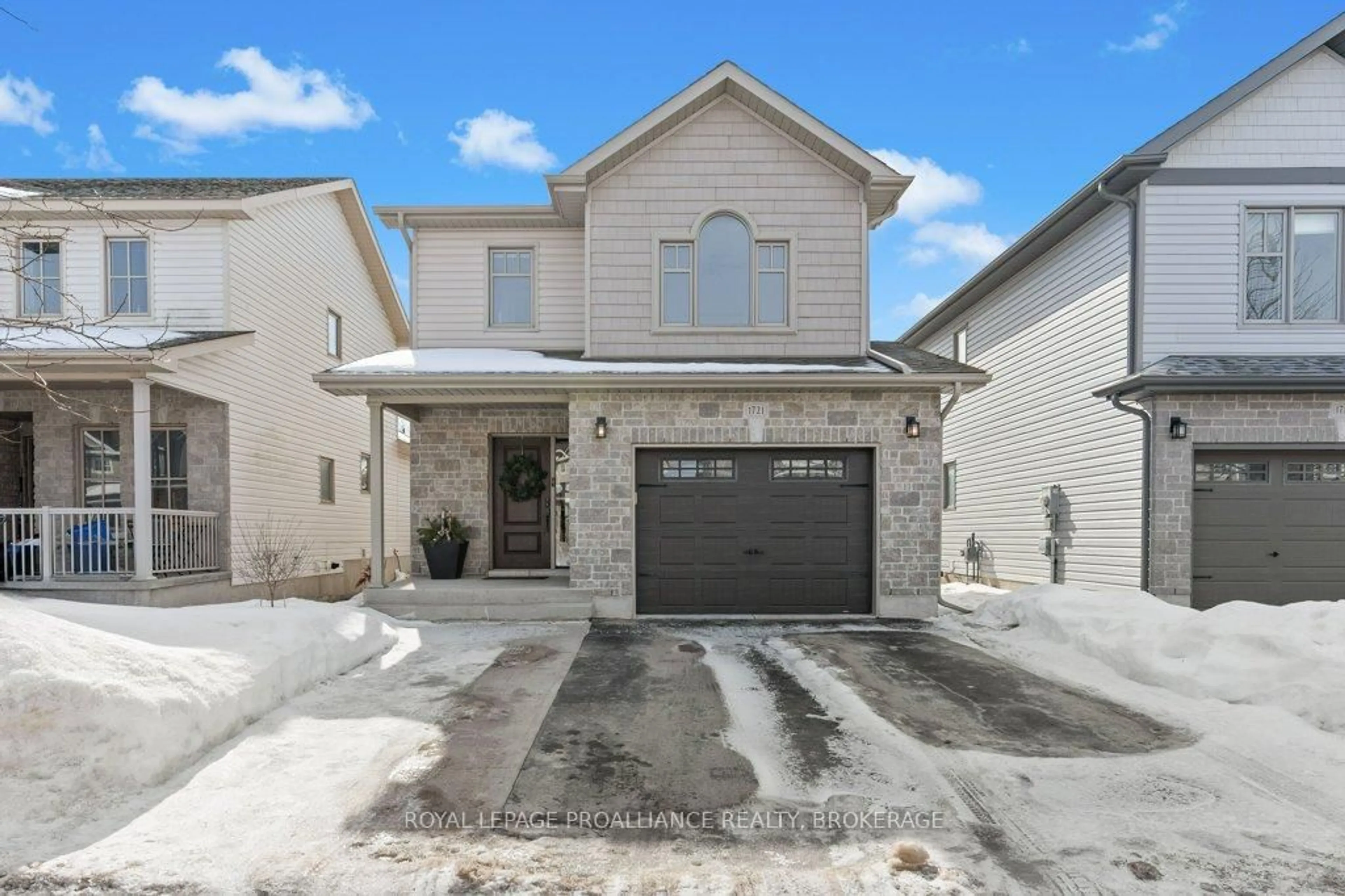 Home with brick exterior material, street for 1721 Reginald Bart Dr, Kingston Ontario K7K 0E8