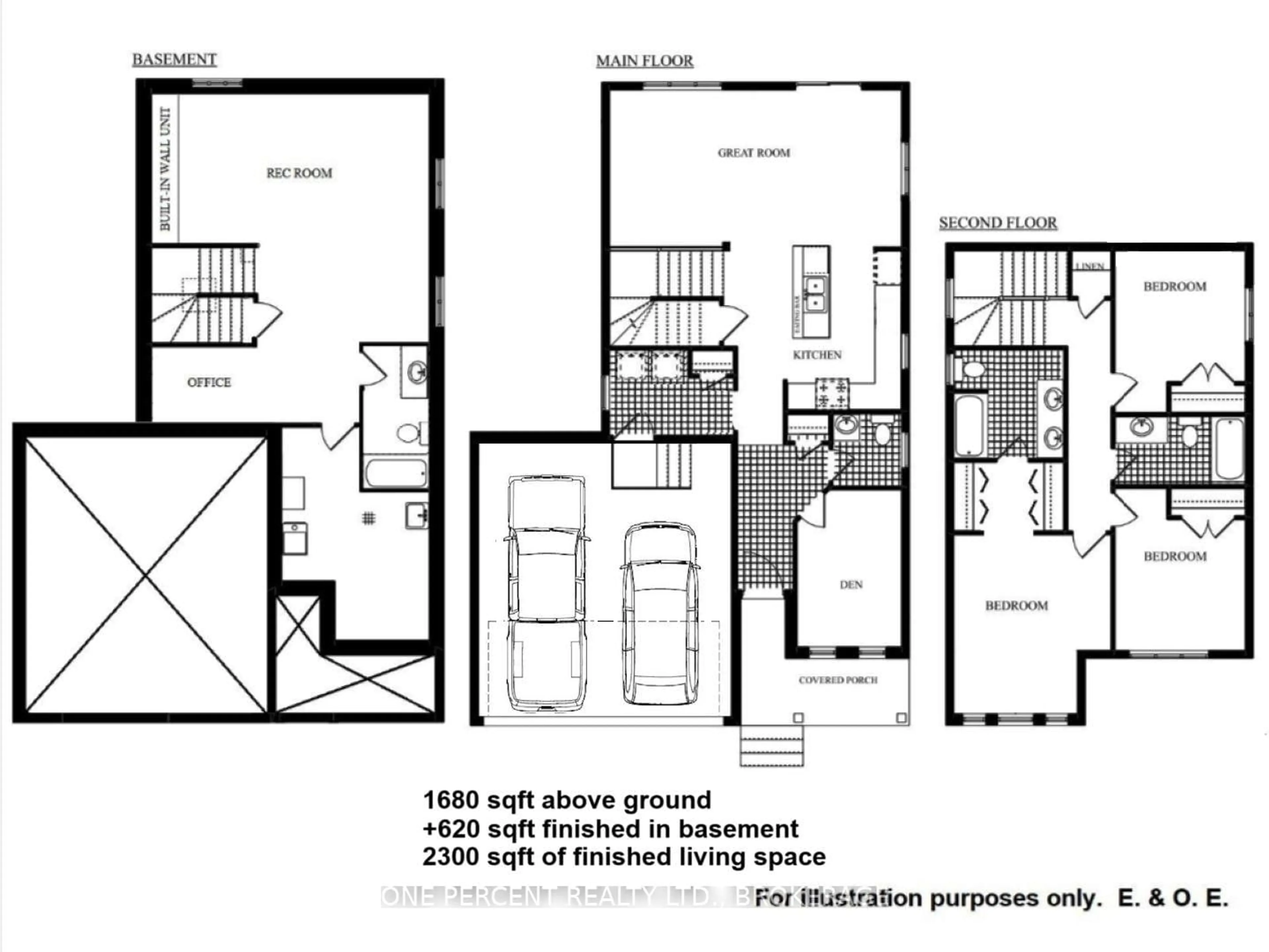 Floor plan for 1174 ROSELAWN Pl, Kingston Ontario K7P 2V2