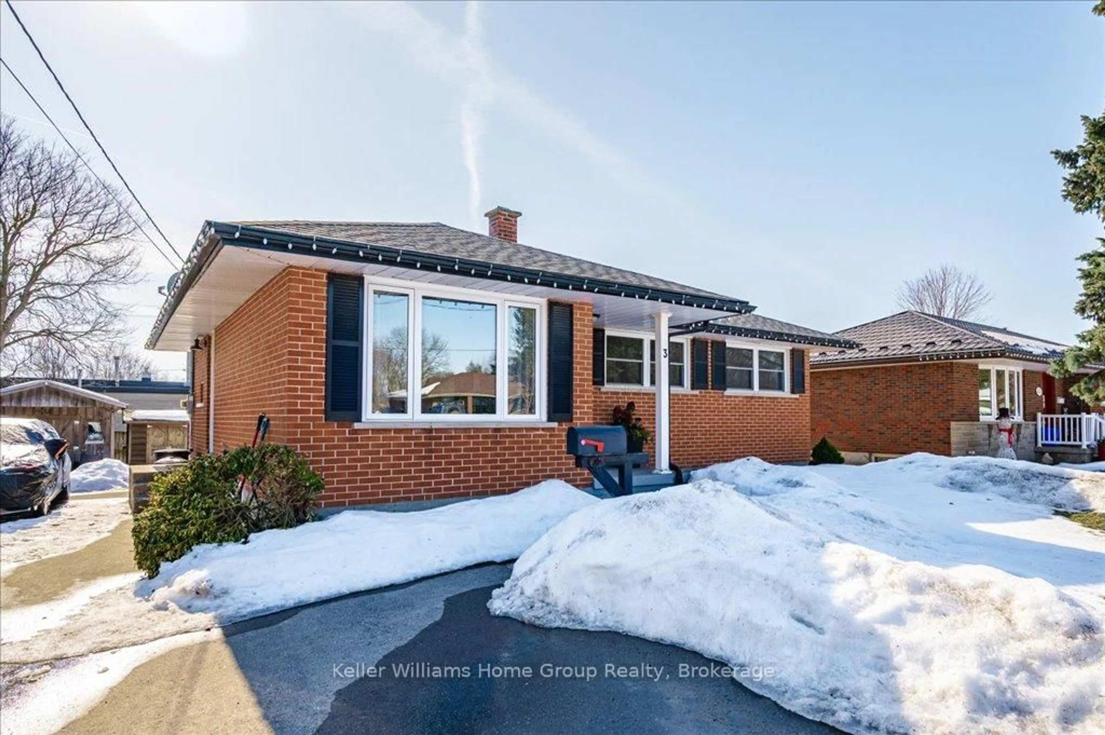 Home with brick exterior material, street for 3 Bergin Ave, Centre Wellington Ontario N1M 1A7