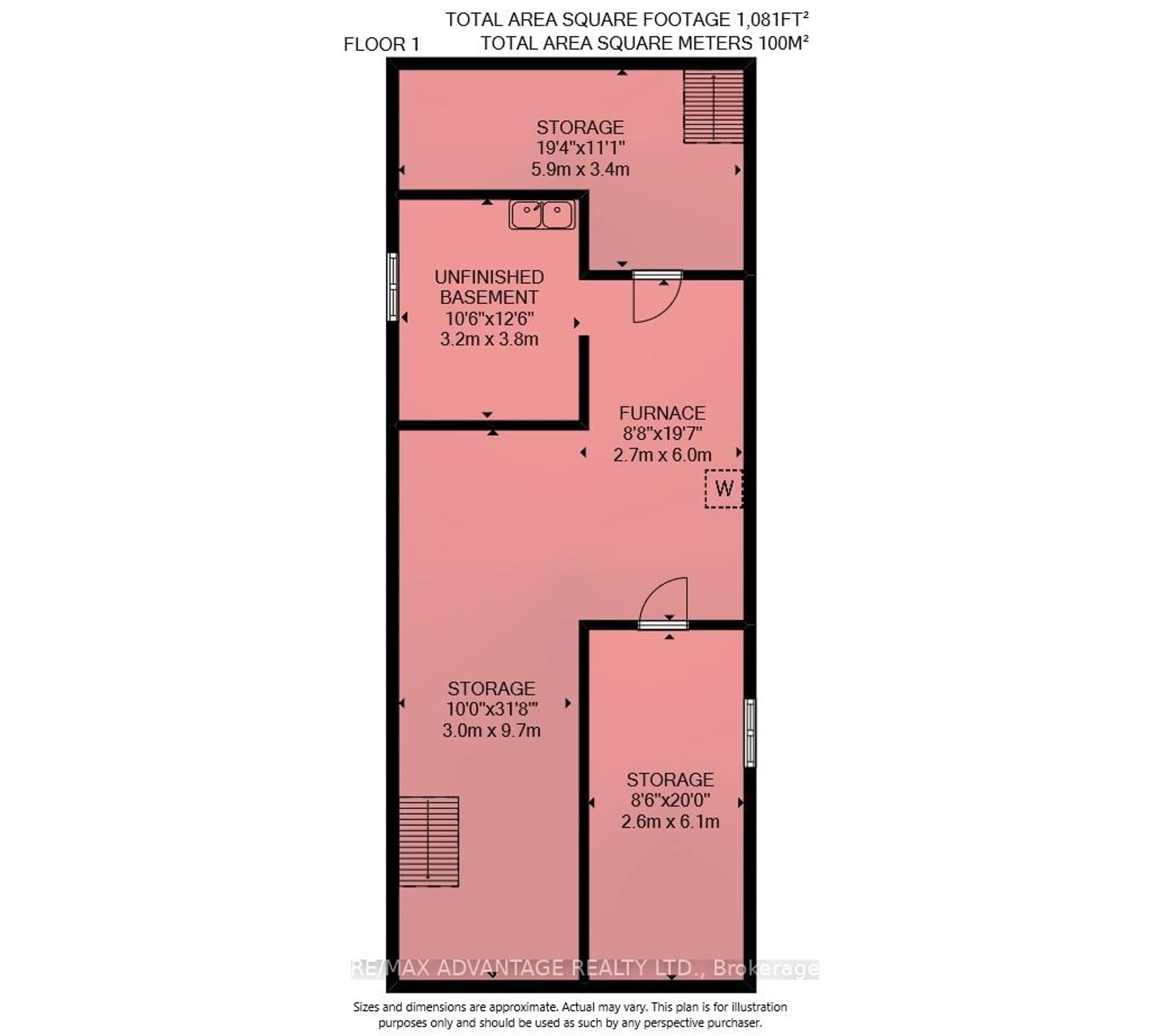 Floor plan for 28 Rathgar St, London Ontario N5Z 1Y4