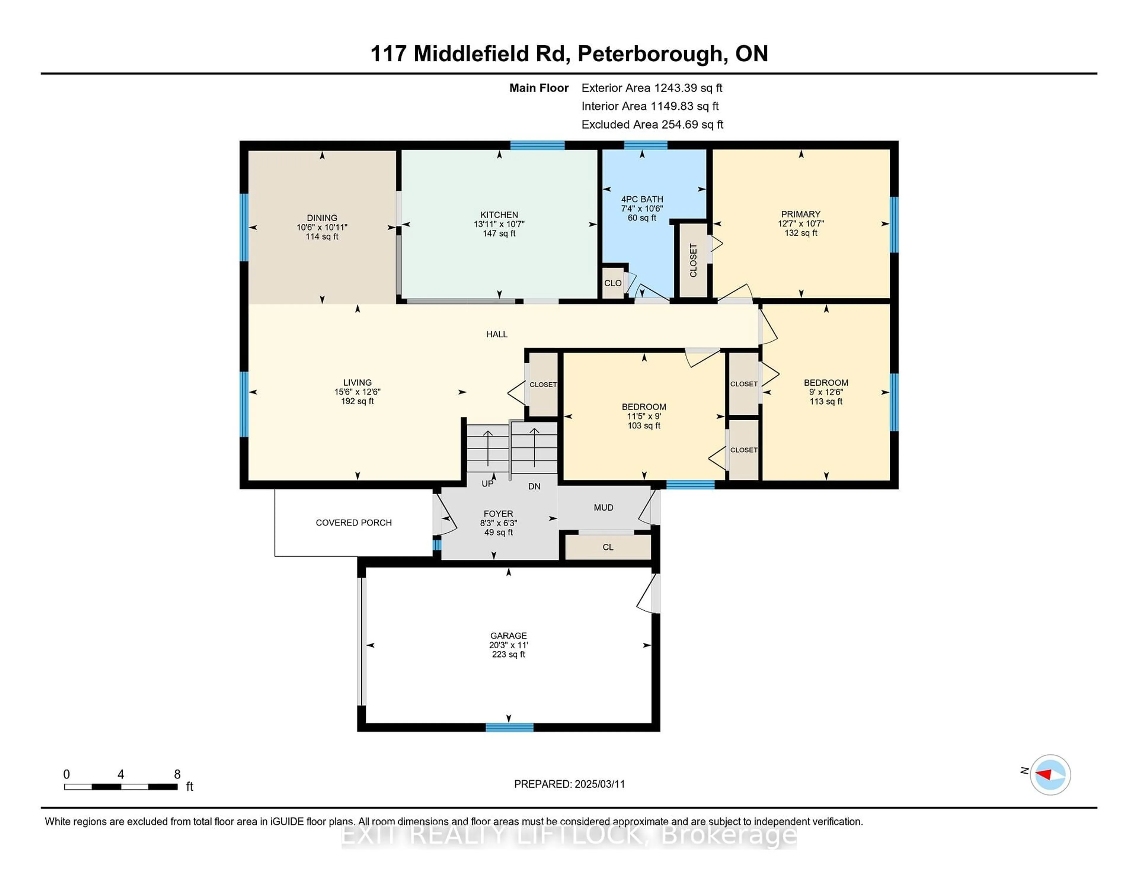 Floor plan for 117 Middlefield Rd, Peterborough Ontario K9J 8E8