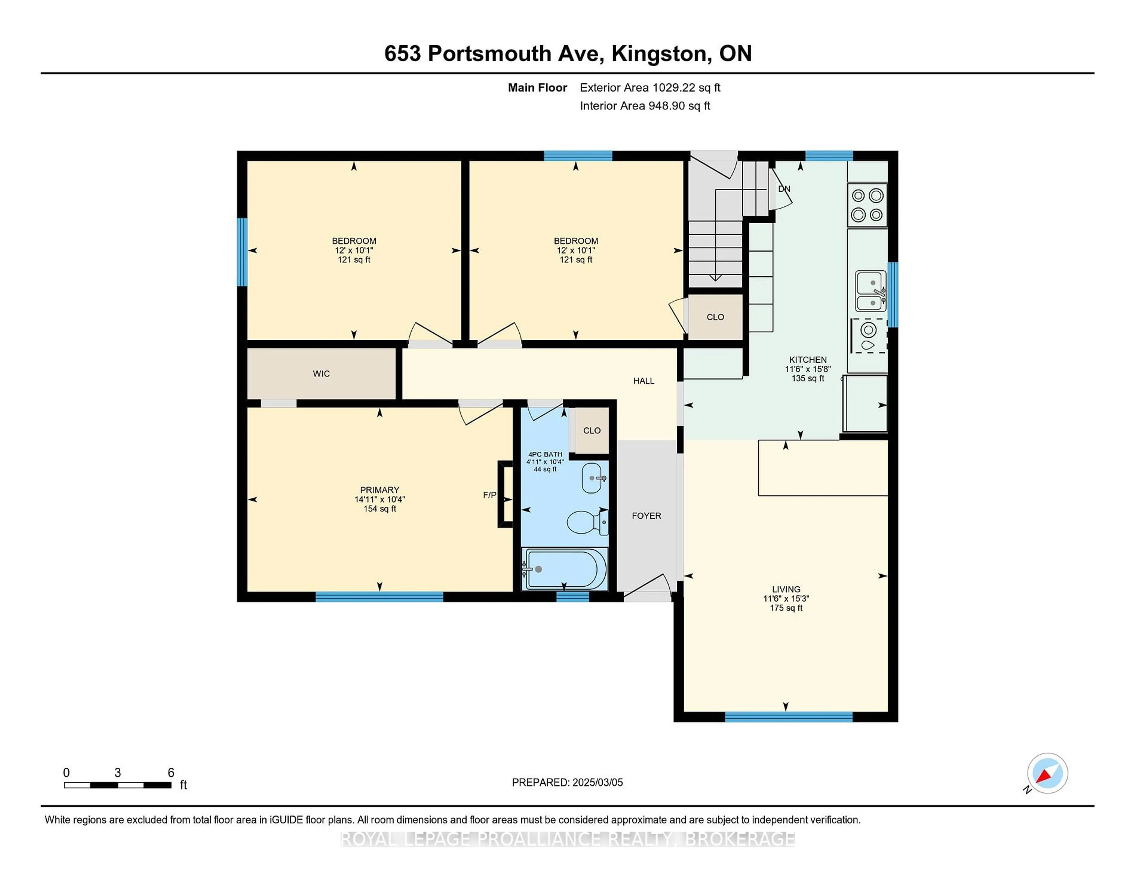 Floor plan for 653 Portsmouth Ave, Kingston Ontario K7M 1W2