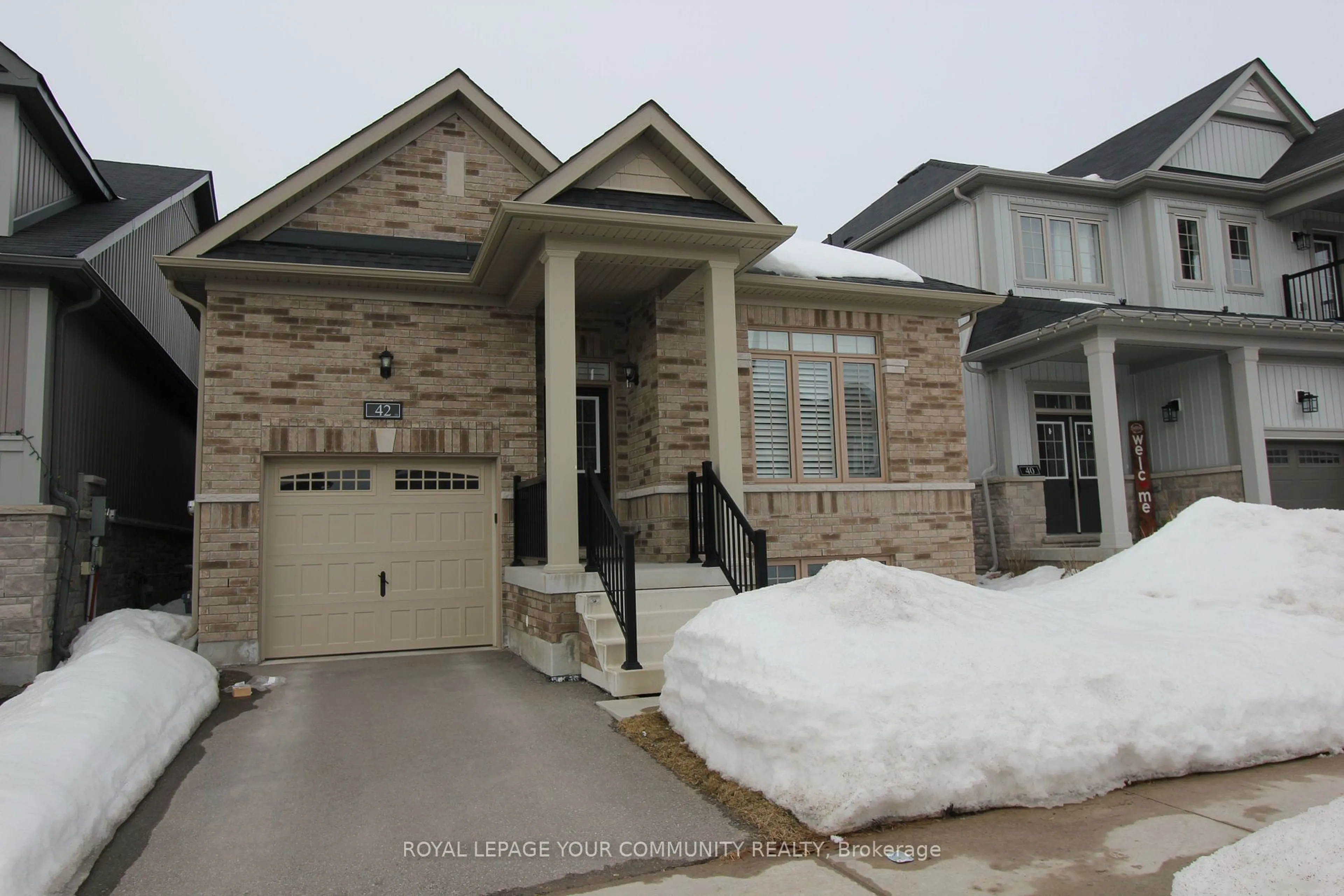 Home with brick exterior material, street for 42 Northhill Ave, Cavan Monaghan Ontario L0A 1G0