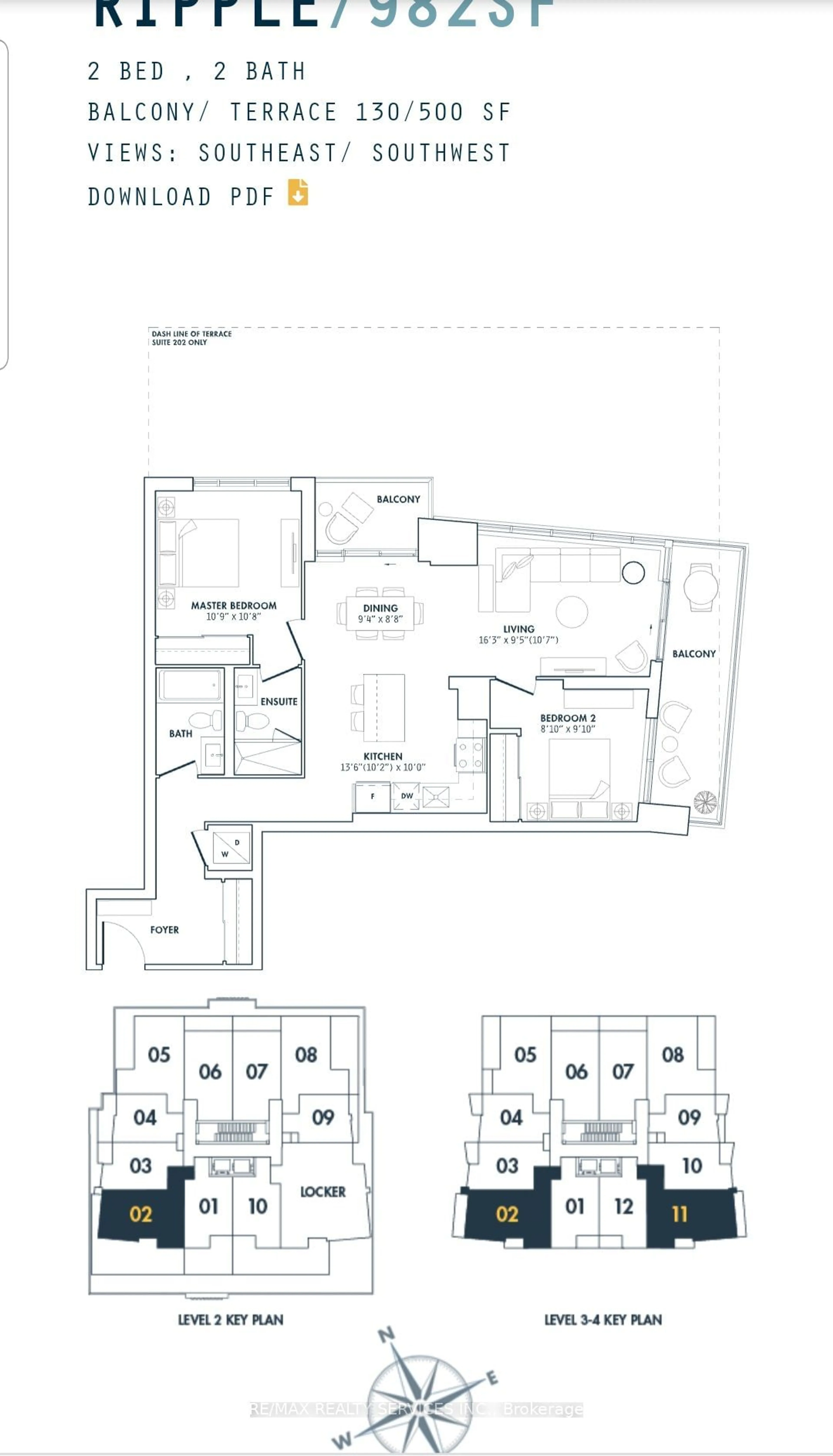 Floor plan for 385 Winston Rd #411, Grimsby Ontario L3M 4E8