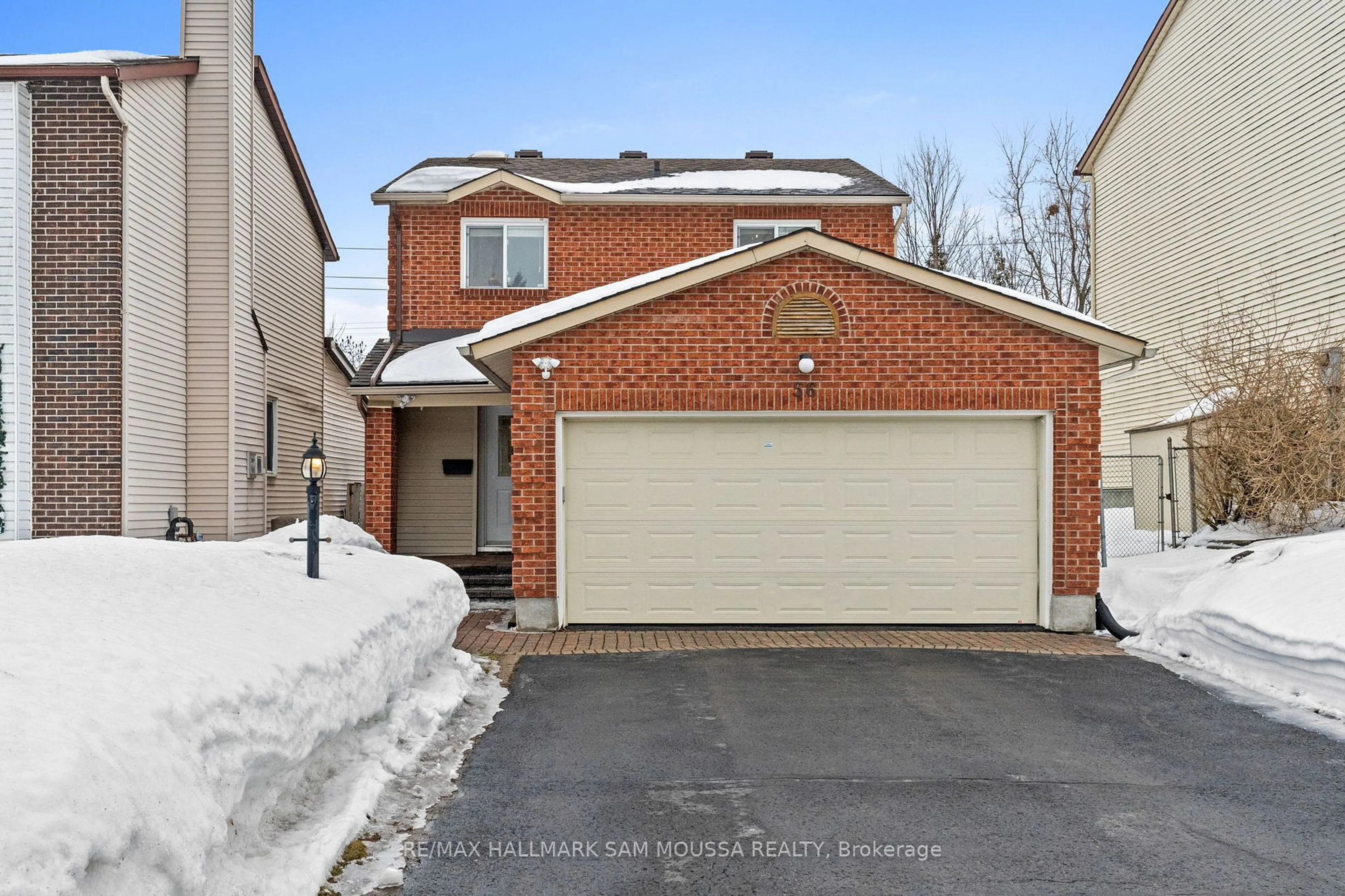 Home with brick exterior material, street for 56 Coolspring Cres, Ottawa Ontario K2E 7M8