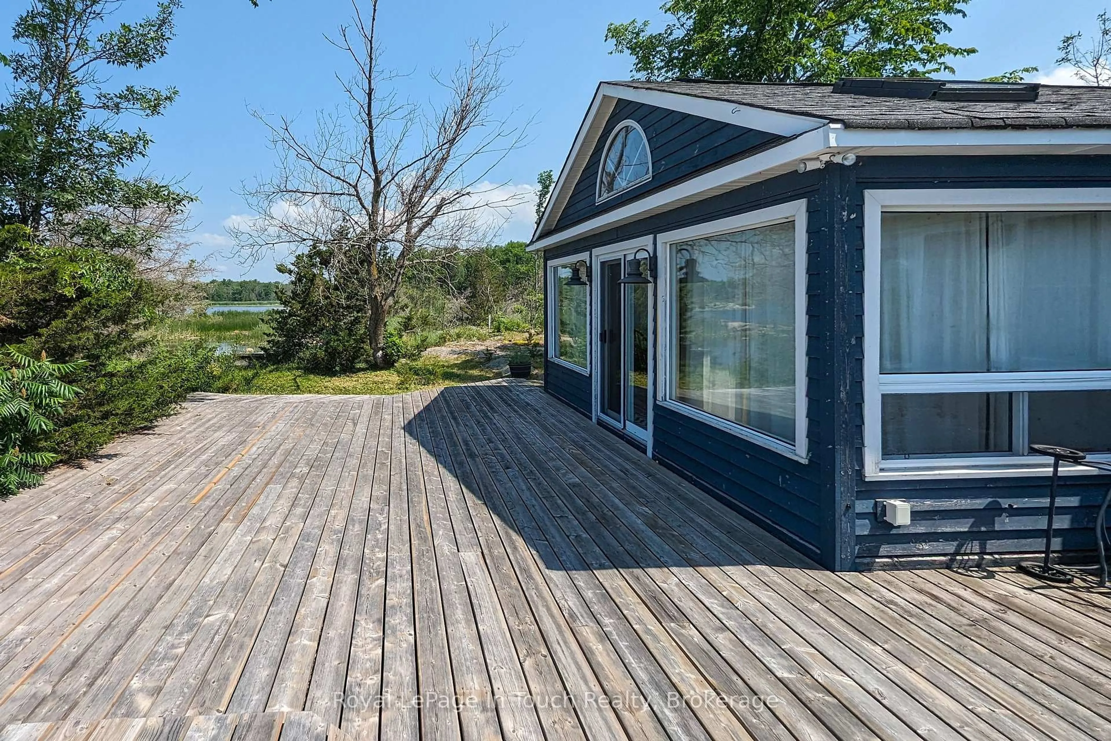 Patio, water/lake/river/ocean view for 2 Island 130, Georgian Bay Ontario L0K 1S0