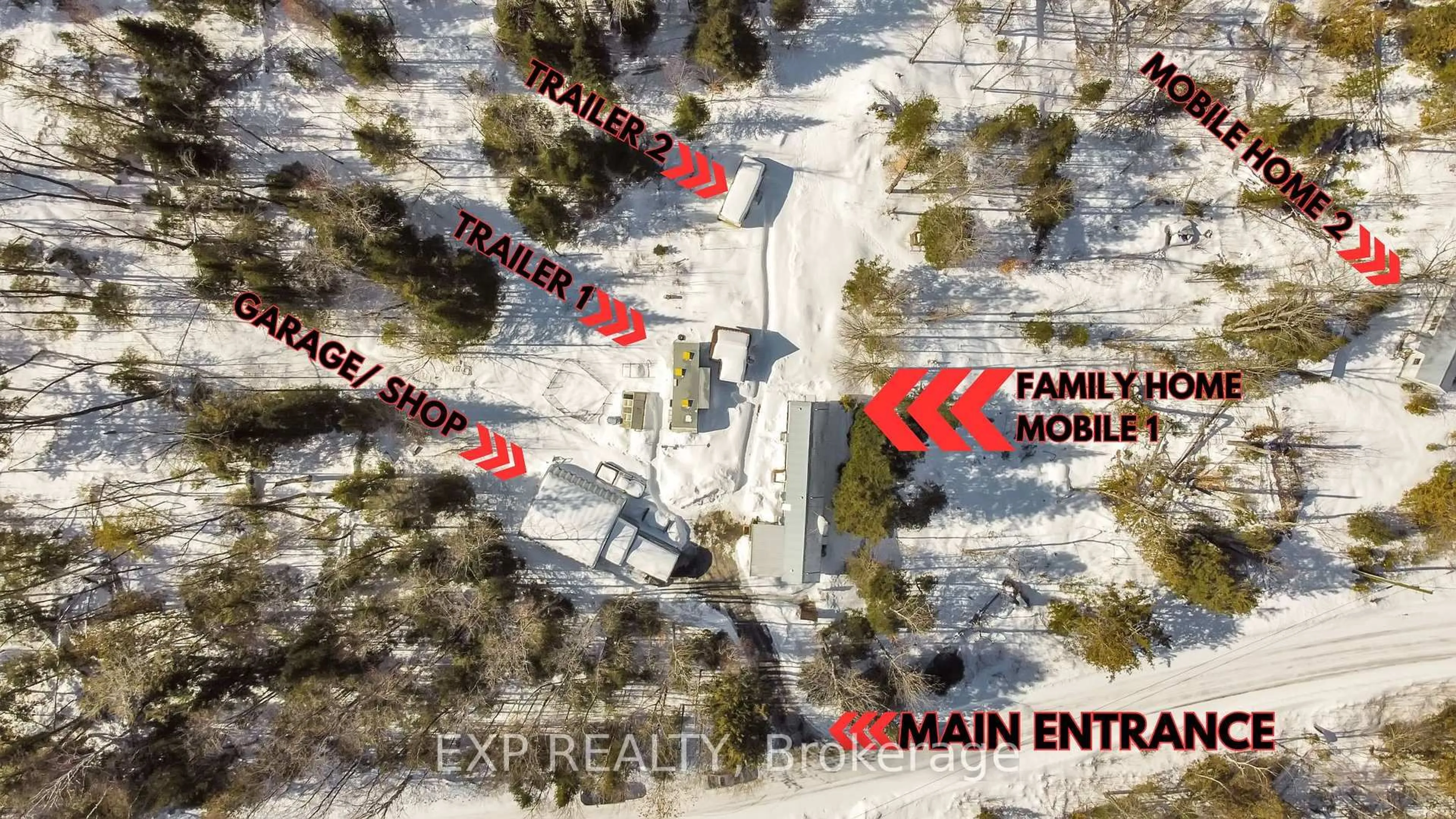 A pic from outside/outdoor area/front of a property/back of a property/a pic from drone, street for 146 Thanet Lake Rd, Marmora and Lake Ontario K0L 1W0