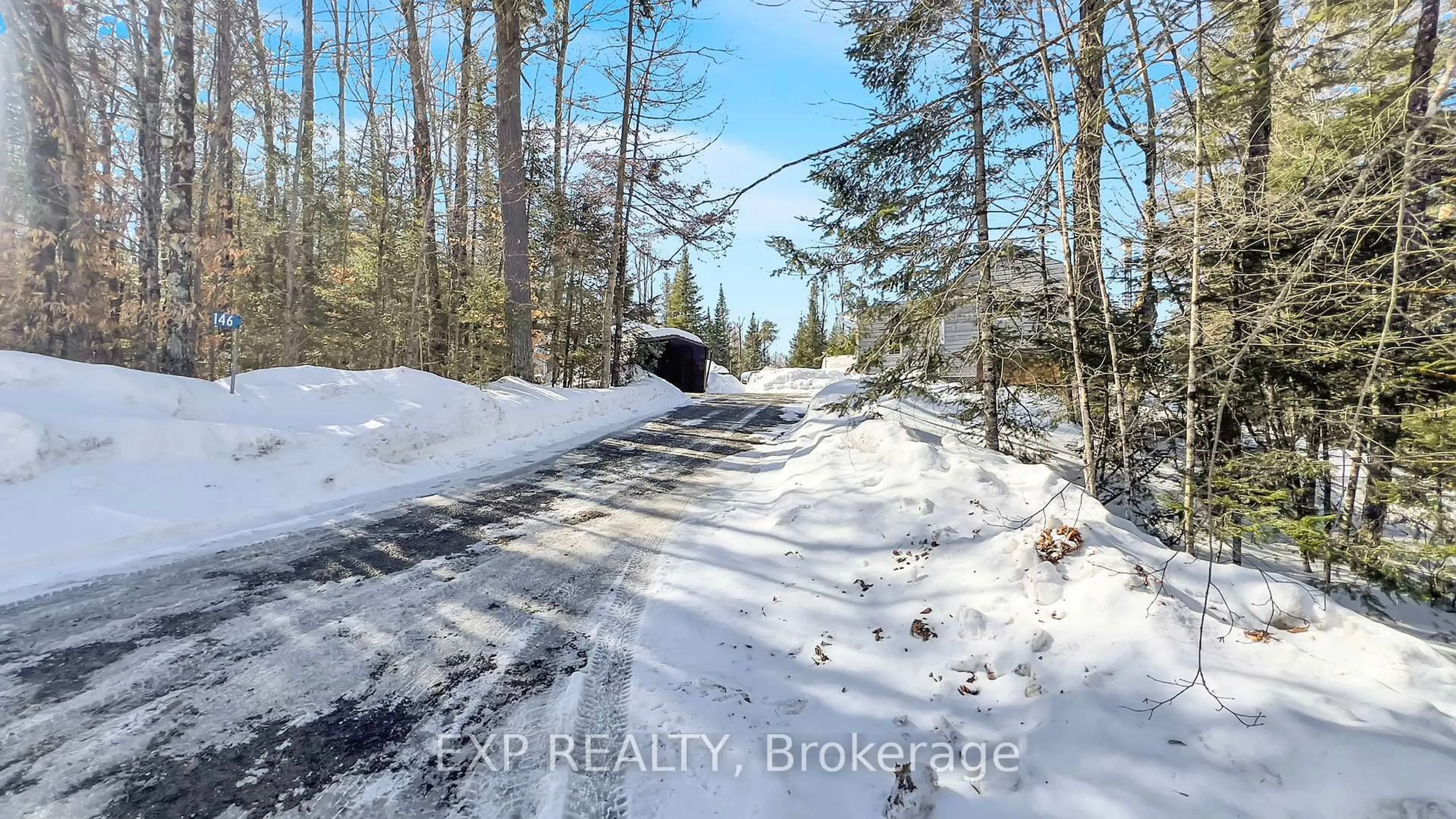 A pic from outside/outdoor area/front of a property/back of a property/a pic from drone, forest/trees view for 146 Thanet Lake Rd, Marmora and Lake Ontario K0L 1W0