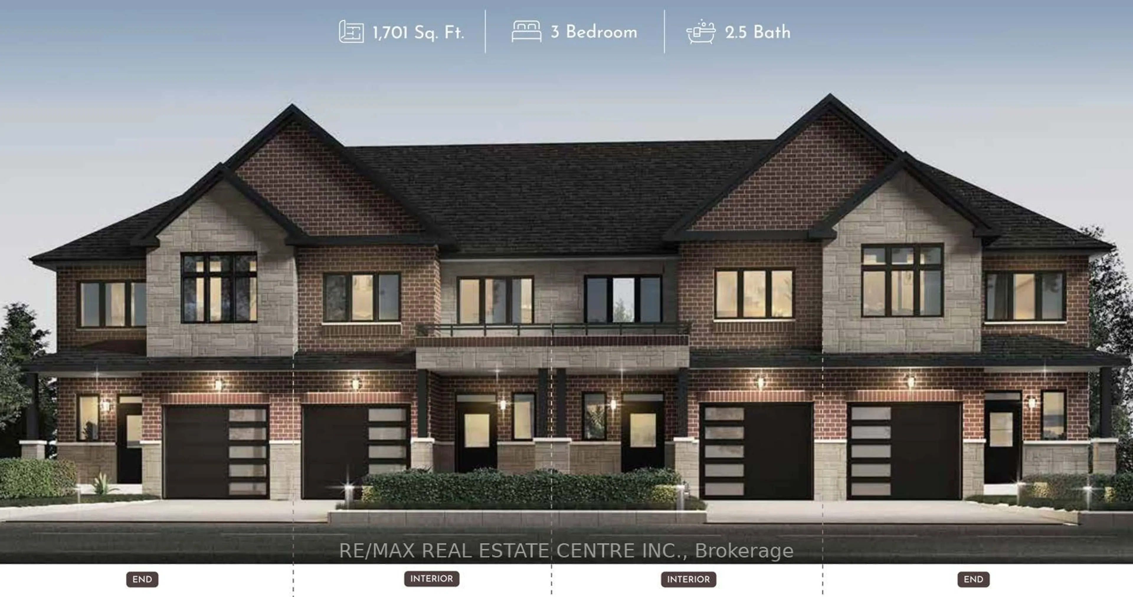 Home with brick exterior material, unknown for UNIT 2 Langridge Way, Cambridge Ontario N1S 5B9