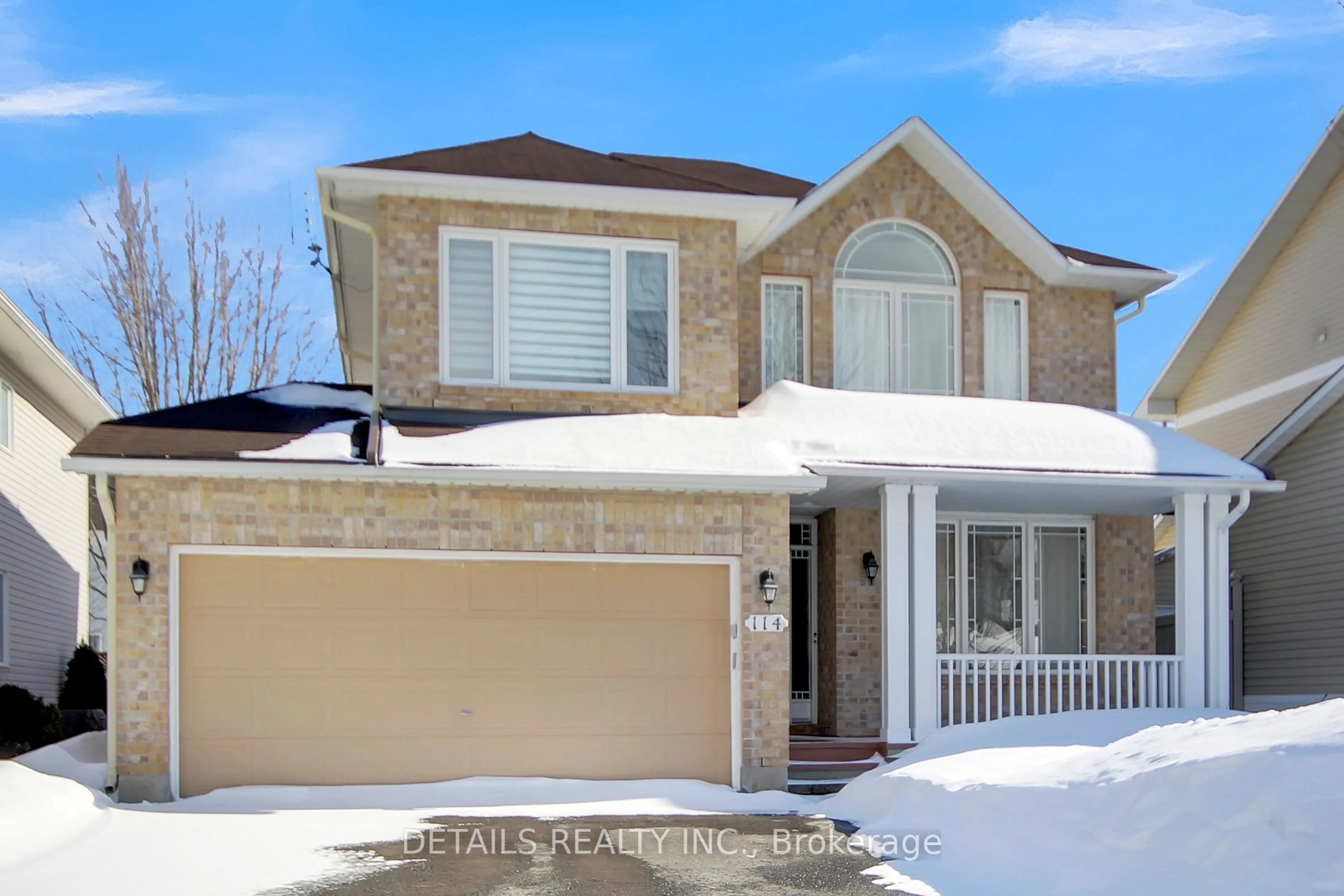 Home with brick exterior material, street for 114 Muskego Cres, Kanata Ontario K2W 1H6