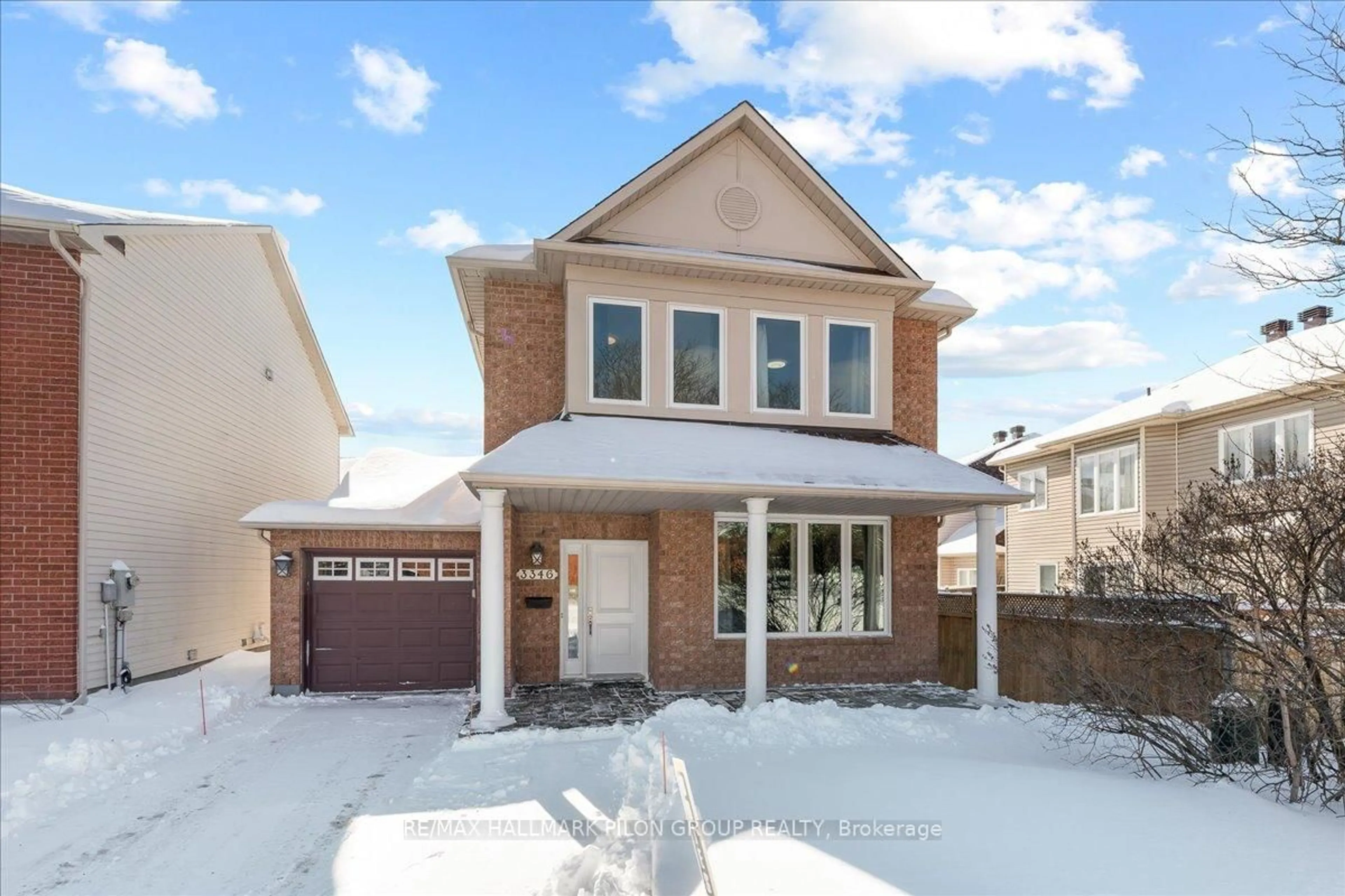 Home with brick exterior material, street for 3346 Mccarthy Rd, Hunt Club - Windsor Park Village and Area Ontario K1V 1Z6