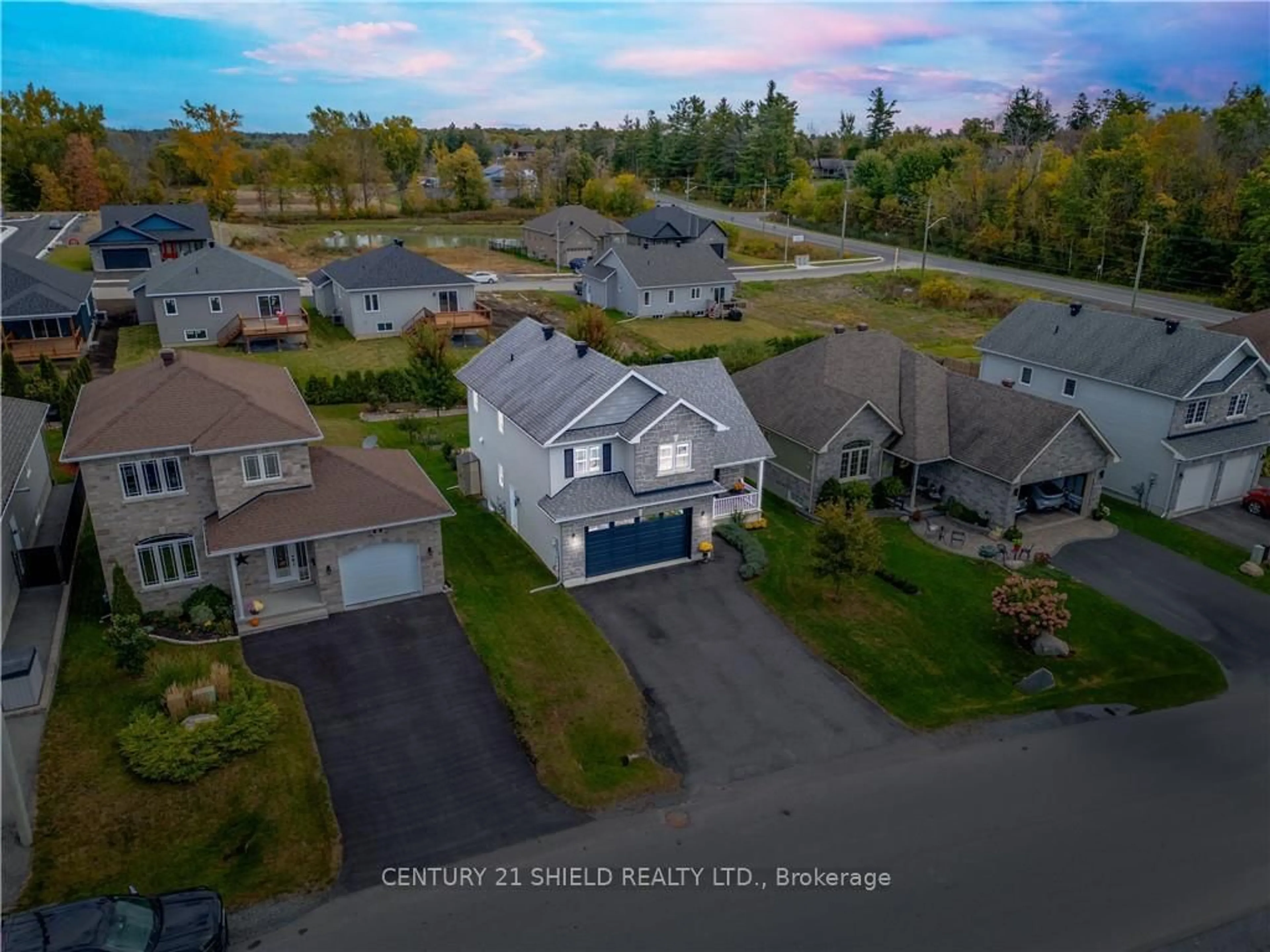 A pic from outside/outdoor area/front of a property/back of a property/a pic from drone, street for 7 Jim Brownell Blvd, South Stormont Ontario K0C 1P0