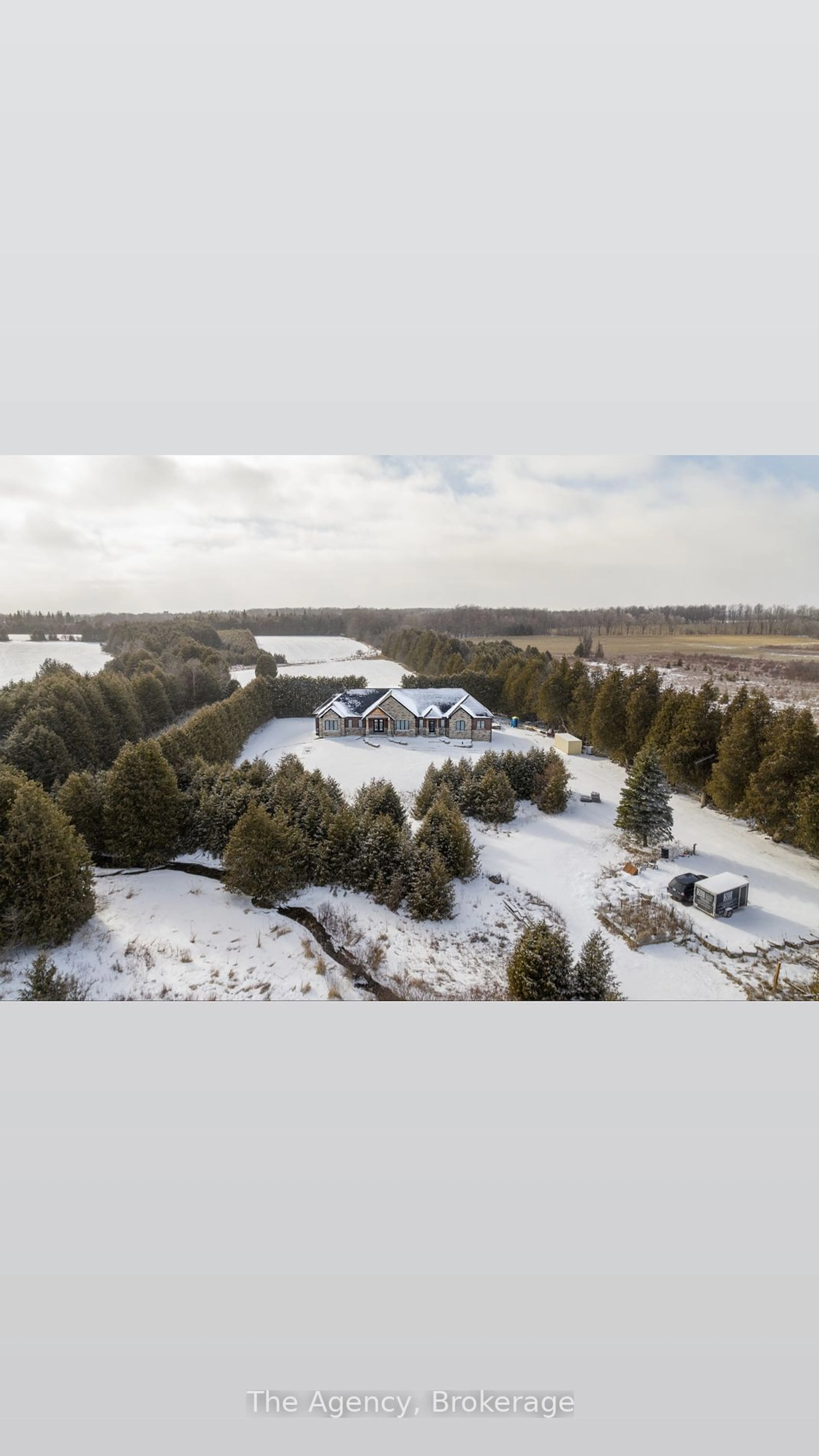 A pic from outside/outdoor area/front of a property/back of a property/a pic from drone, water/lake/river/ocean view for 634060 Highway 10 High, Mono Ontario L9W 5P4