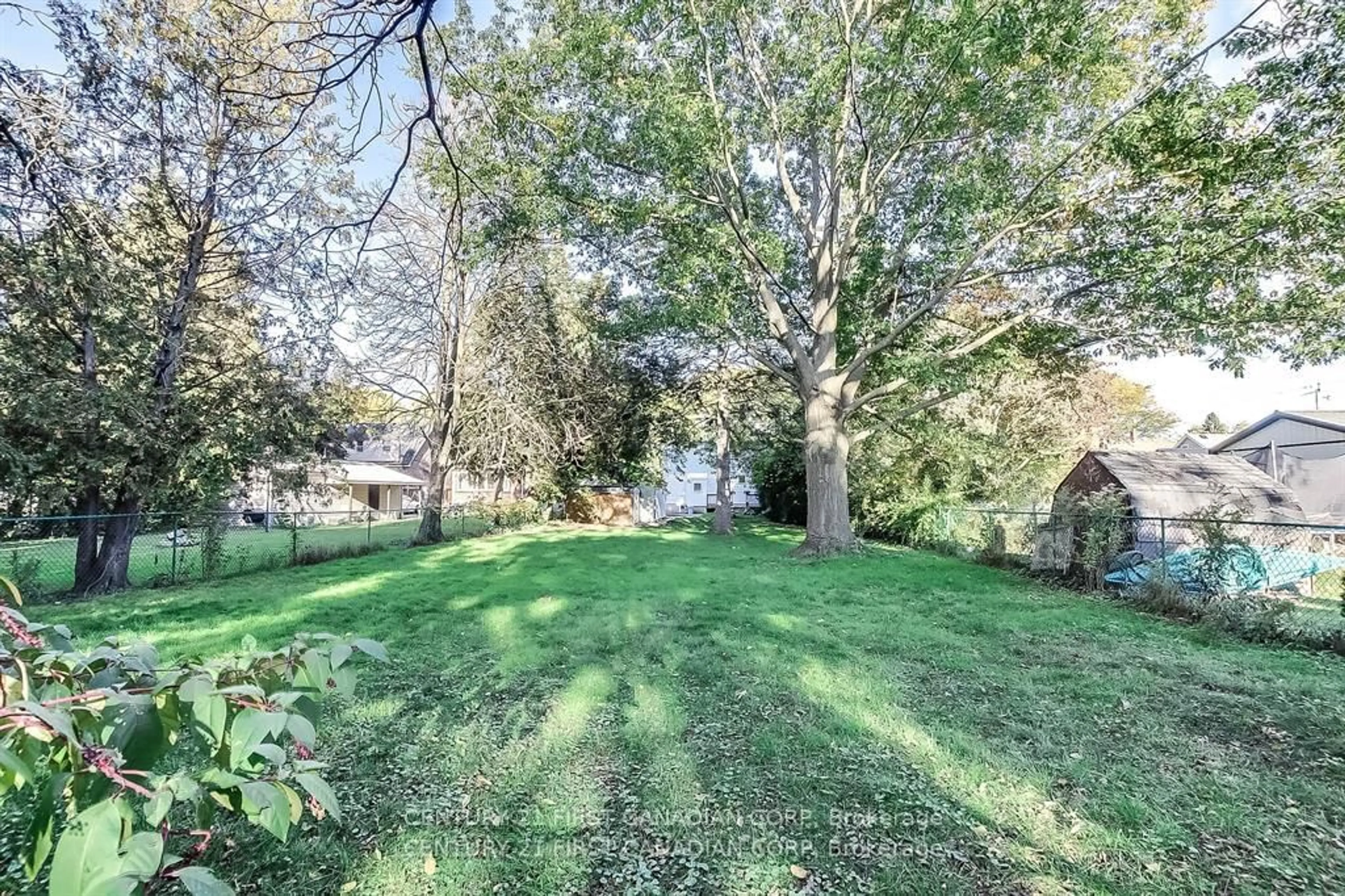 A pic from outside/outdoor area/front of a property/back of a property/a pic from drone, forest/trees view for 347 Thiel St, London Ontario N5W 4P7