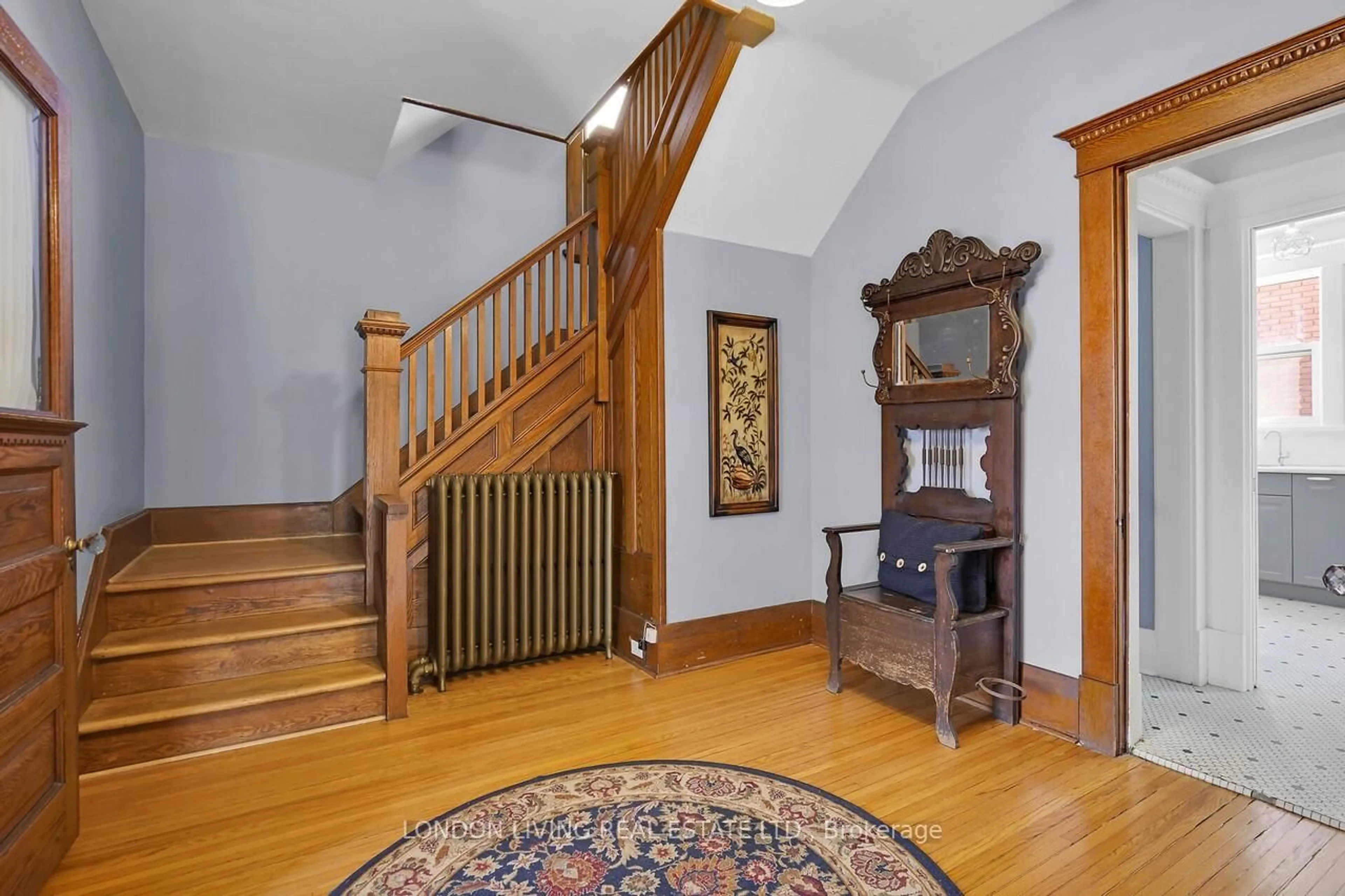 Indoor foyer for 236 Ridout St, London South Ontario N6C 3Y4